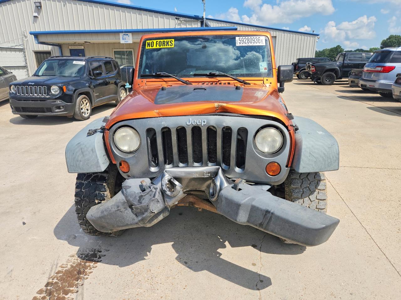 2010 Jeep Wrangler Sport Оранжевый vin: 1J4AA2D1XAL228176