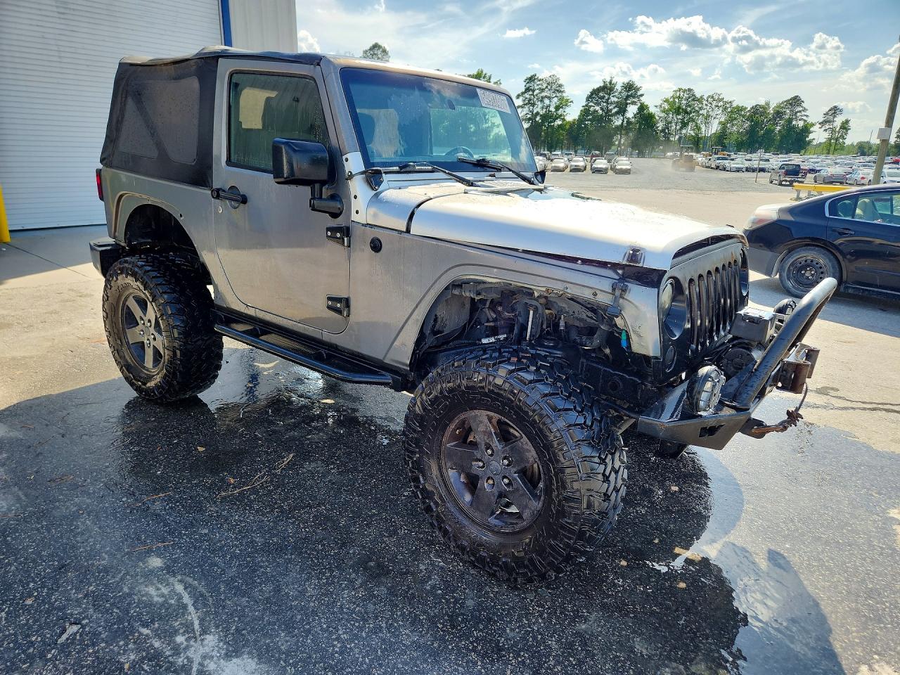 2011 Jeep Wrangler Sport Silver vin: 1J4AA2D1XBL505166