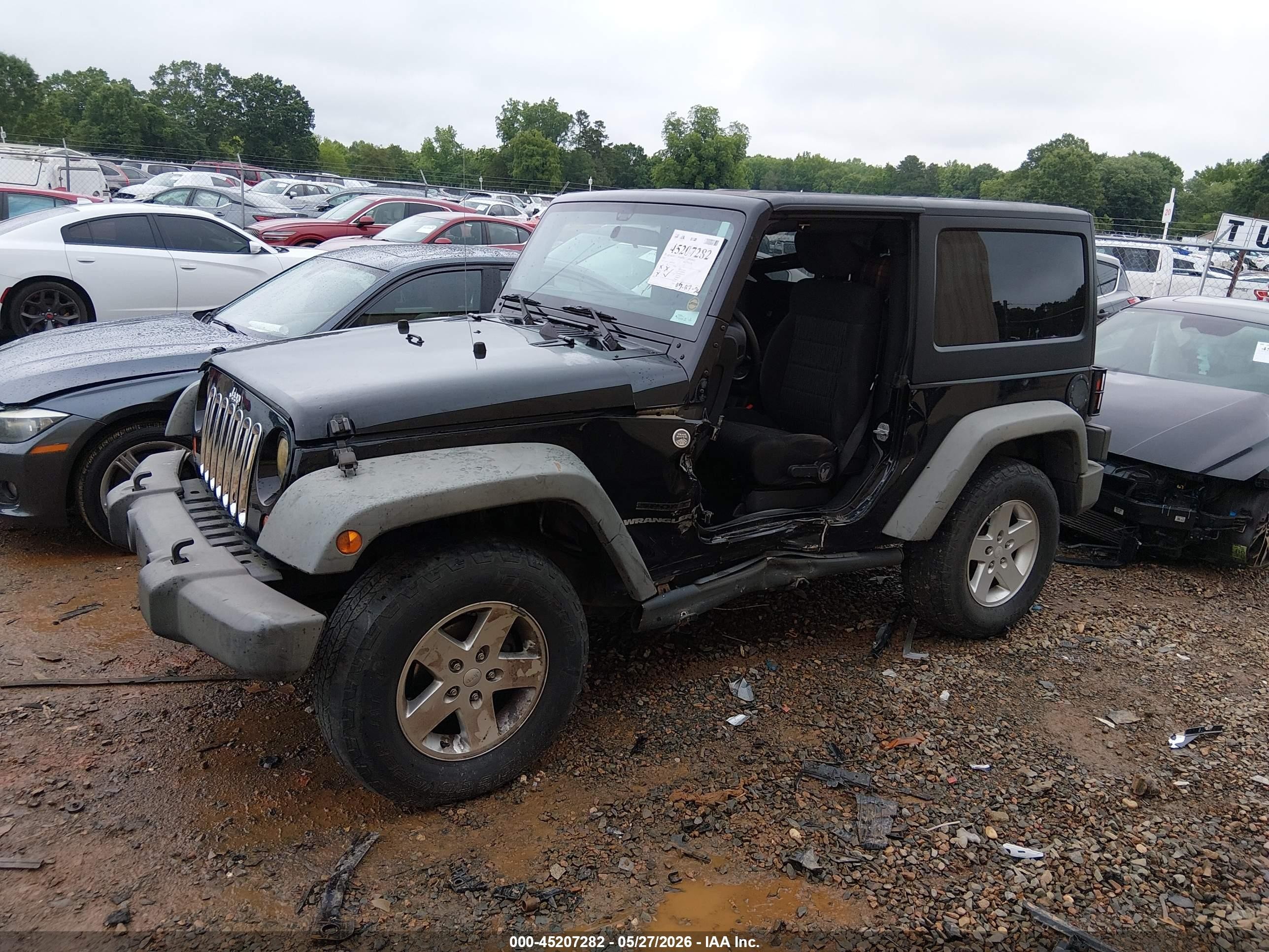 2011 Jeep Wrangler Sport Black vin: 1J4AA2D1XBL505300