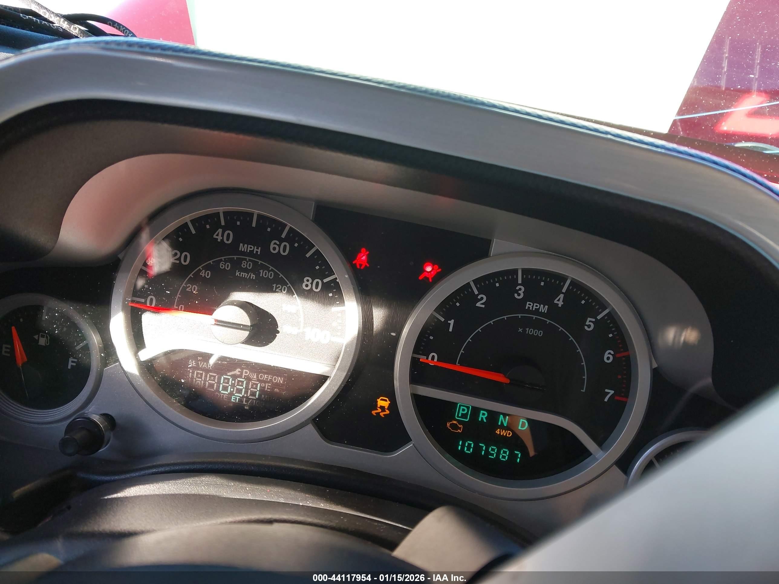 2010 Jeep Wrangler Sahara Red vin: 1J4AA5D13AL230160