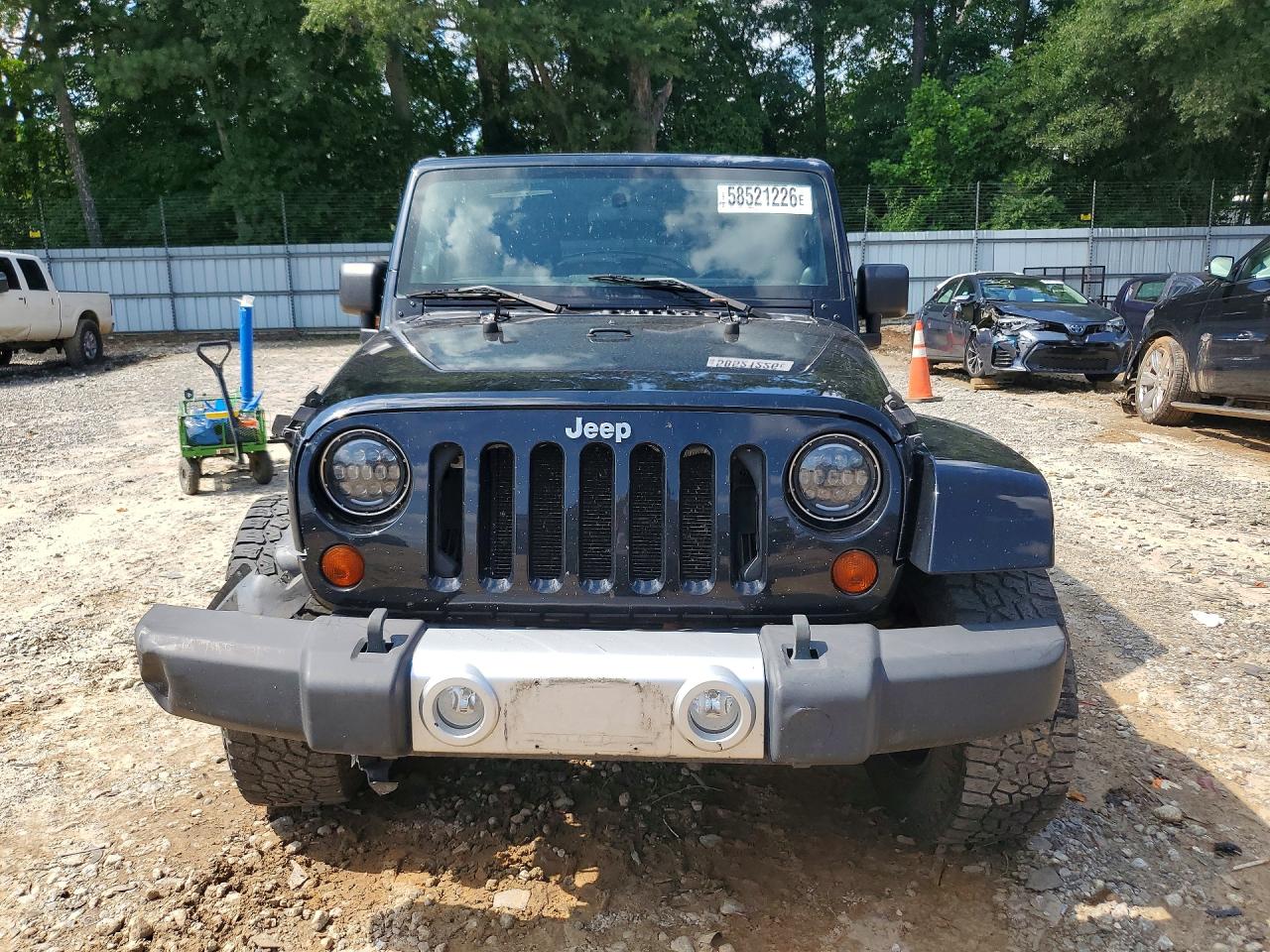 2011 Jeep Wrangler Sahara Black vin: 1J4AA5D14BL539573