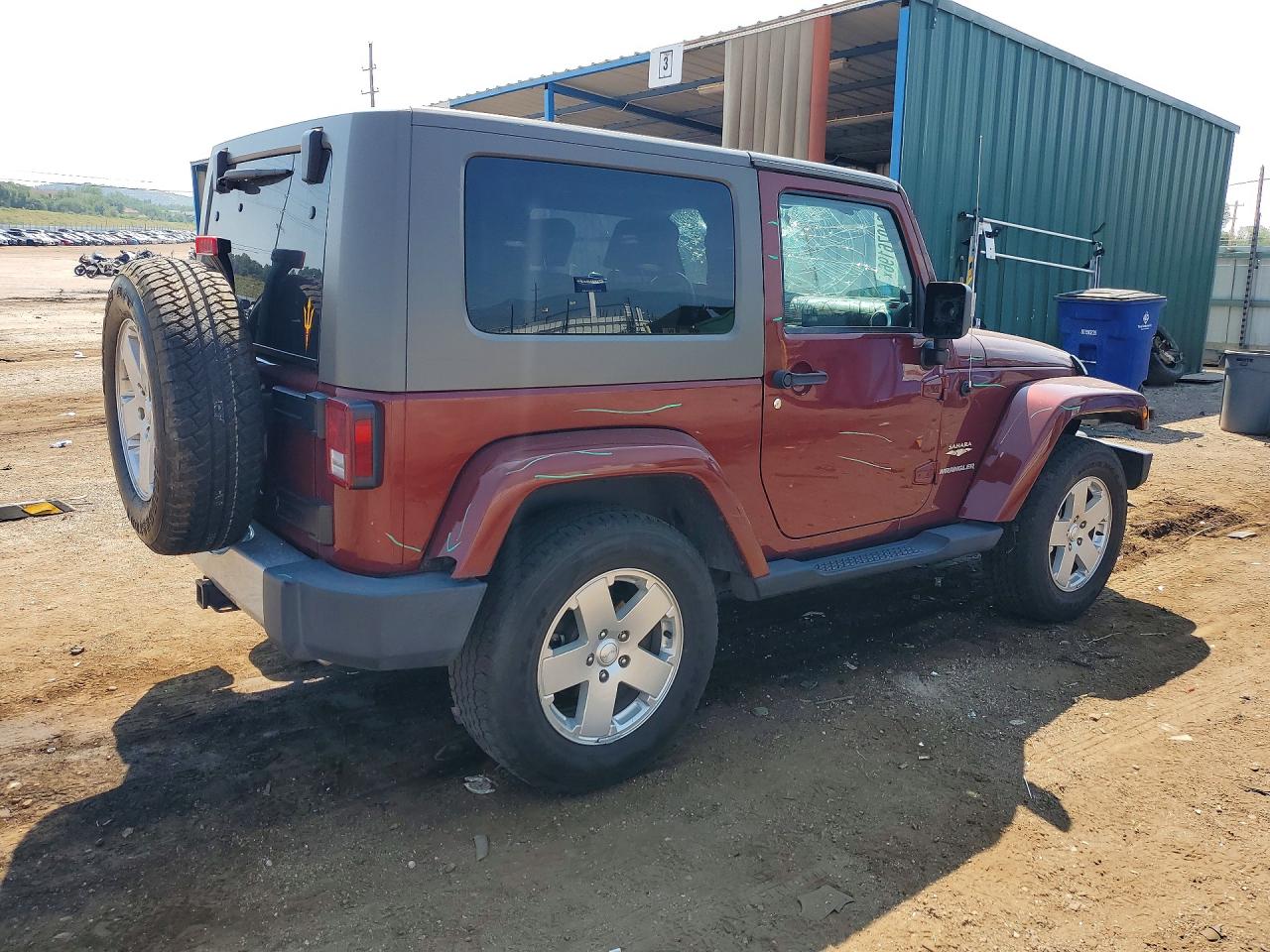 2010 Jeep Wrangler Sahara Maroon vin: 1J4AA5D17AL141224