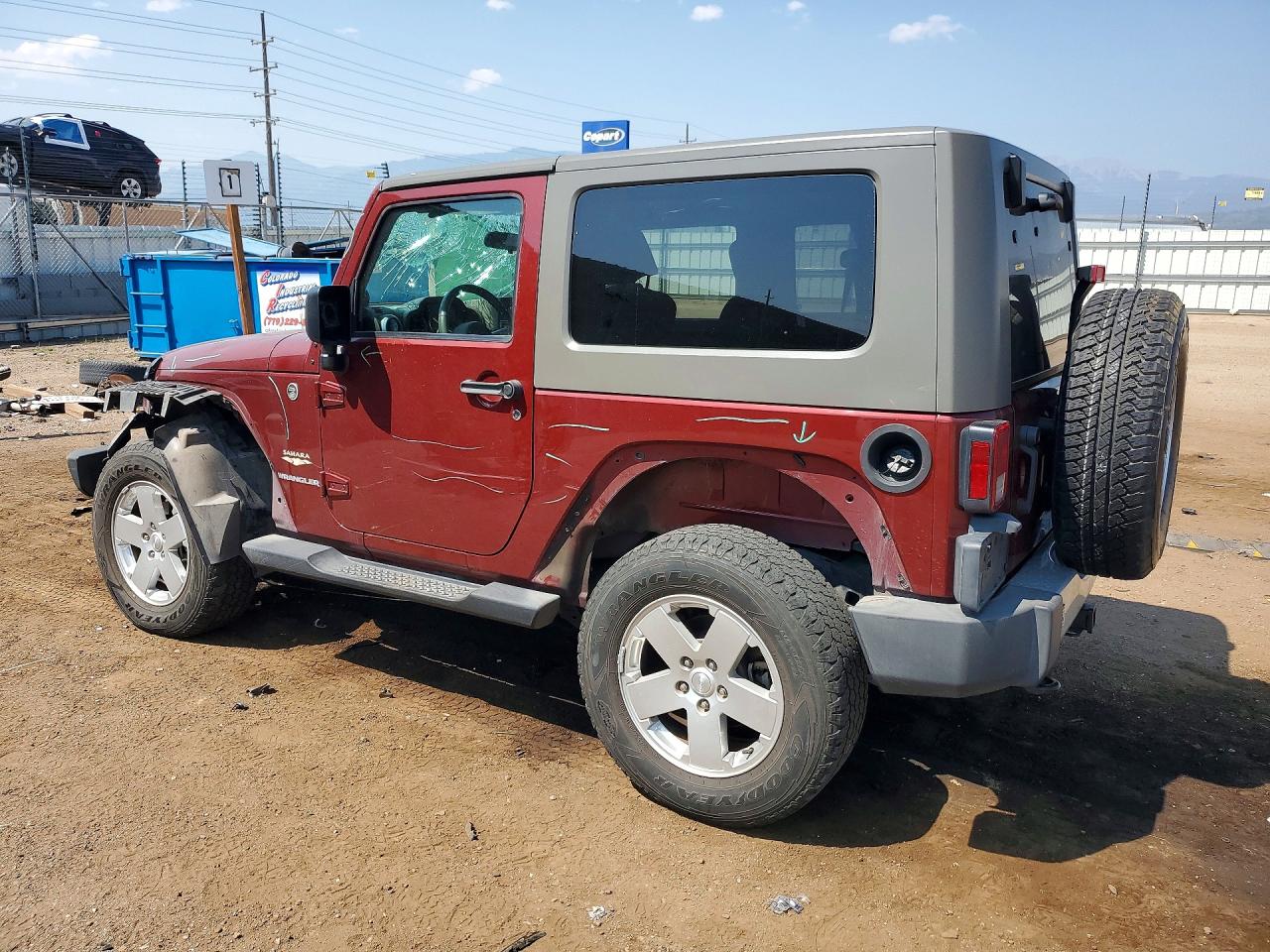 2010 Jeep Wrangler Sahara Maroon vin: 1J4AA5D17AL141224