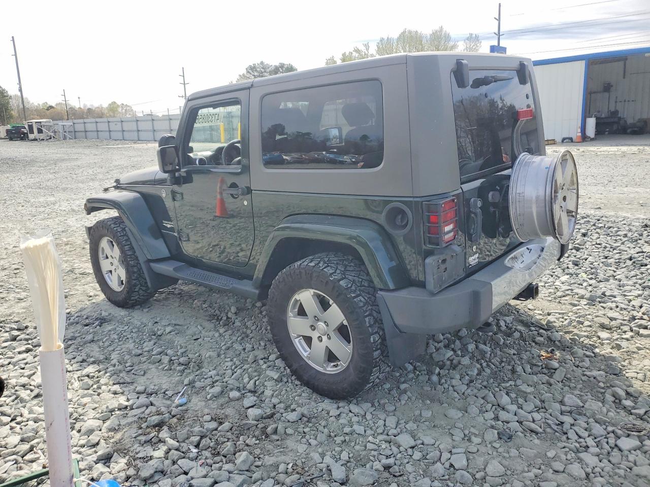 2010 Jeep Wrangler Sahara Green vin: 1J4AA5D19AL123176