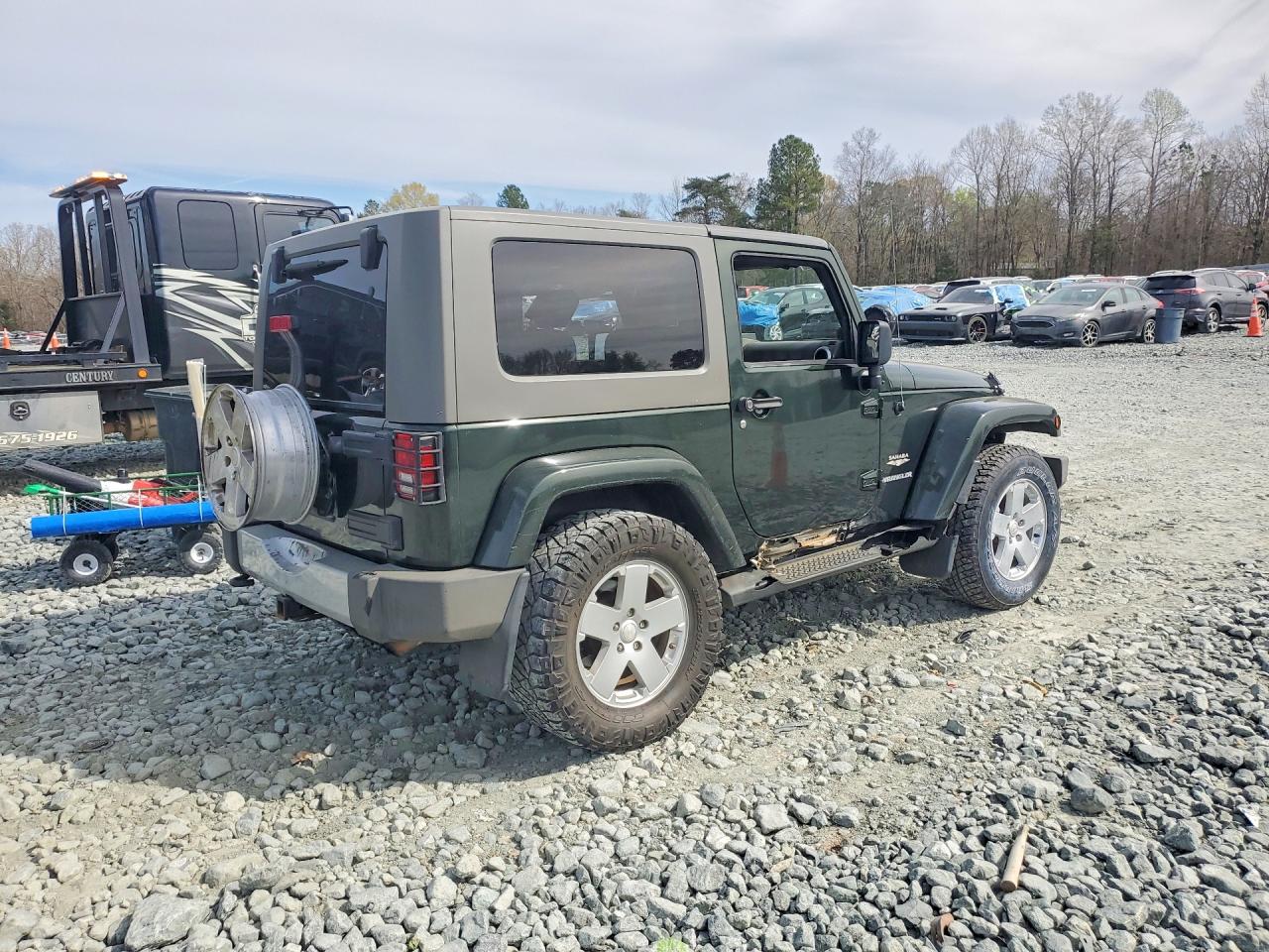 2010 Jeep Wrangler Sahara Green vin: 1J4AA5D19AL123176