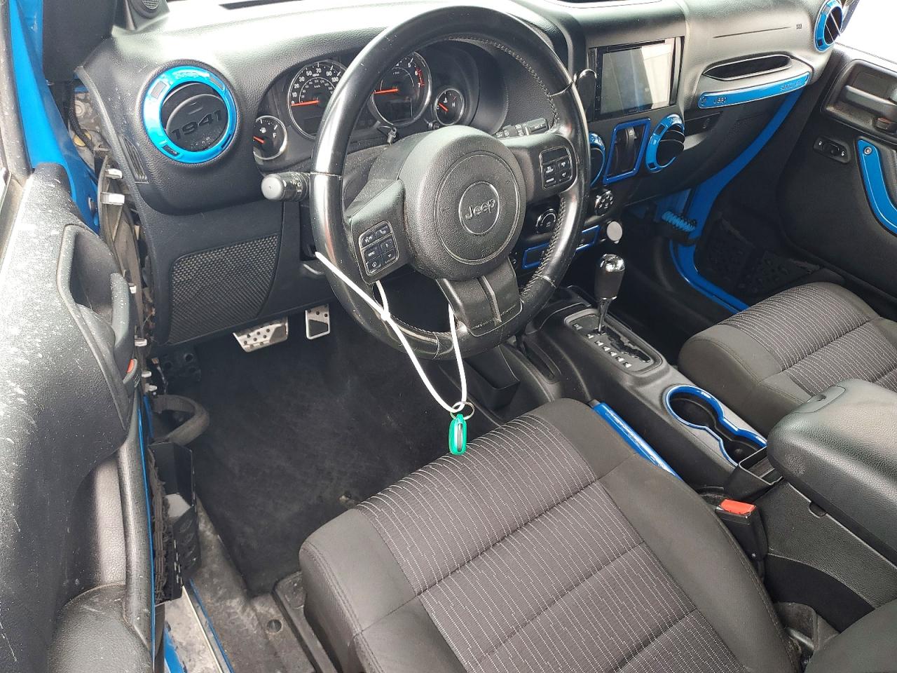 2011 Jeep Wrangler Sahara Синий vin: 1J4AA5D19BL565988