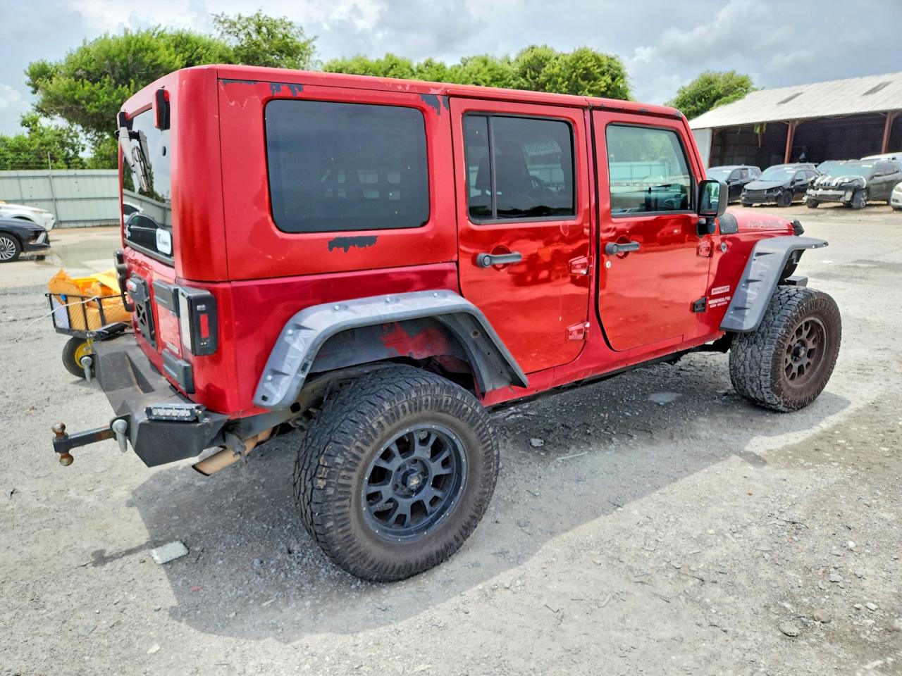 2010 Jeep Wrangler Unlimited Sport Red vin: 1J4BA3H10AL123991