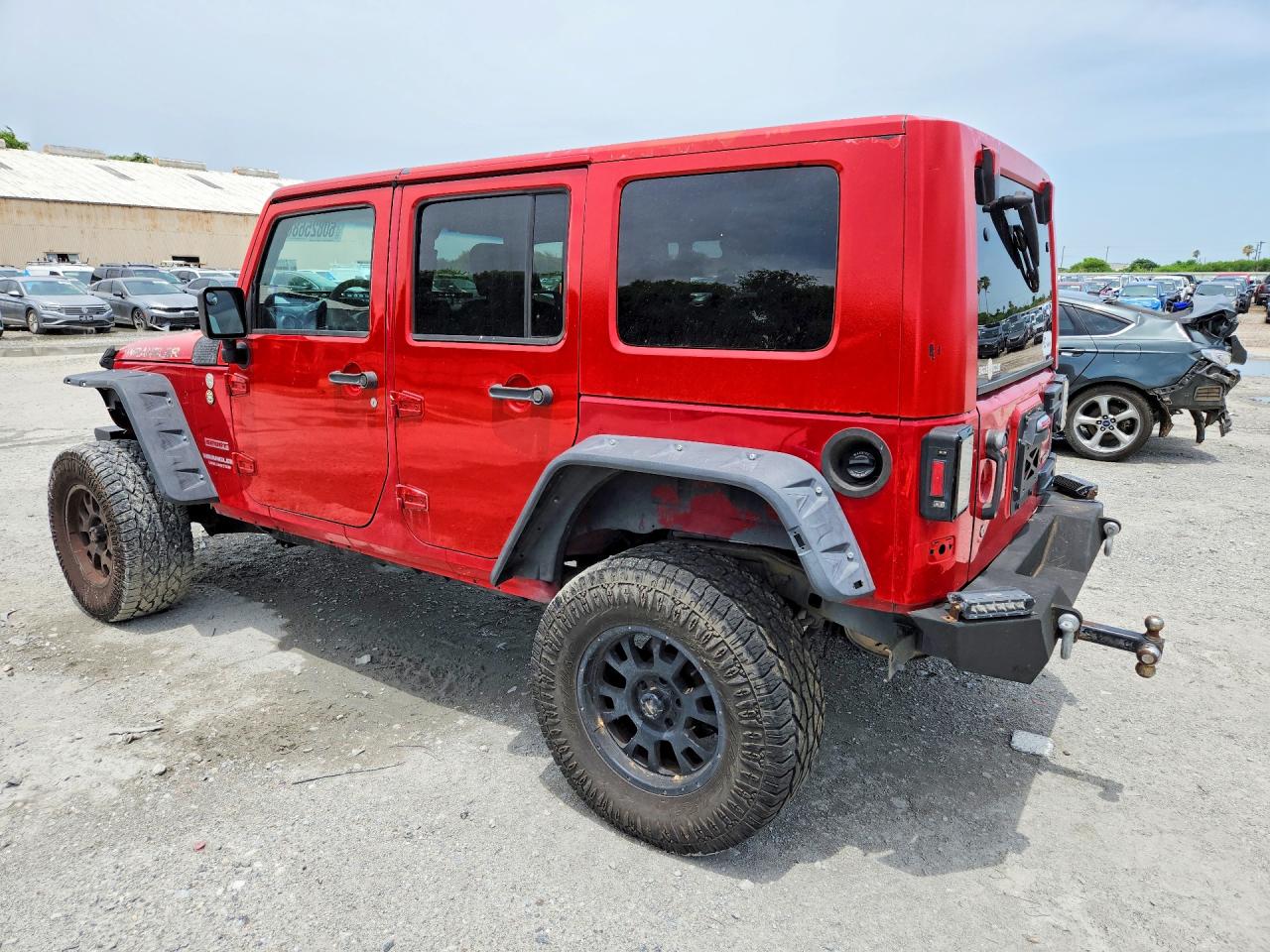 2010 Jeep Wrangler Unlimited Sport Red vin: 1J4BA3H10AL123991