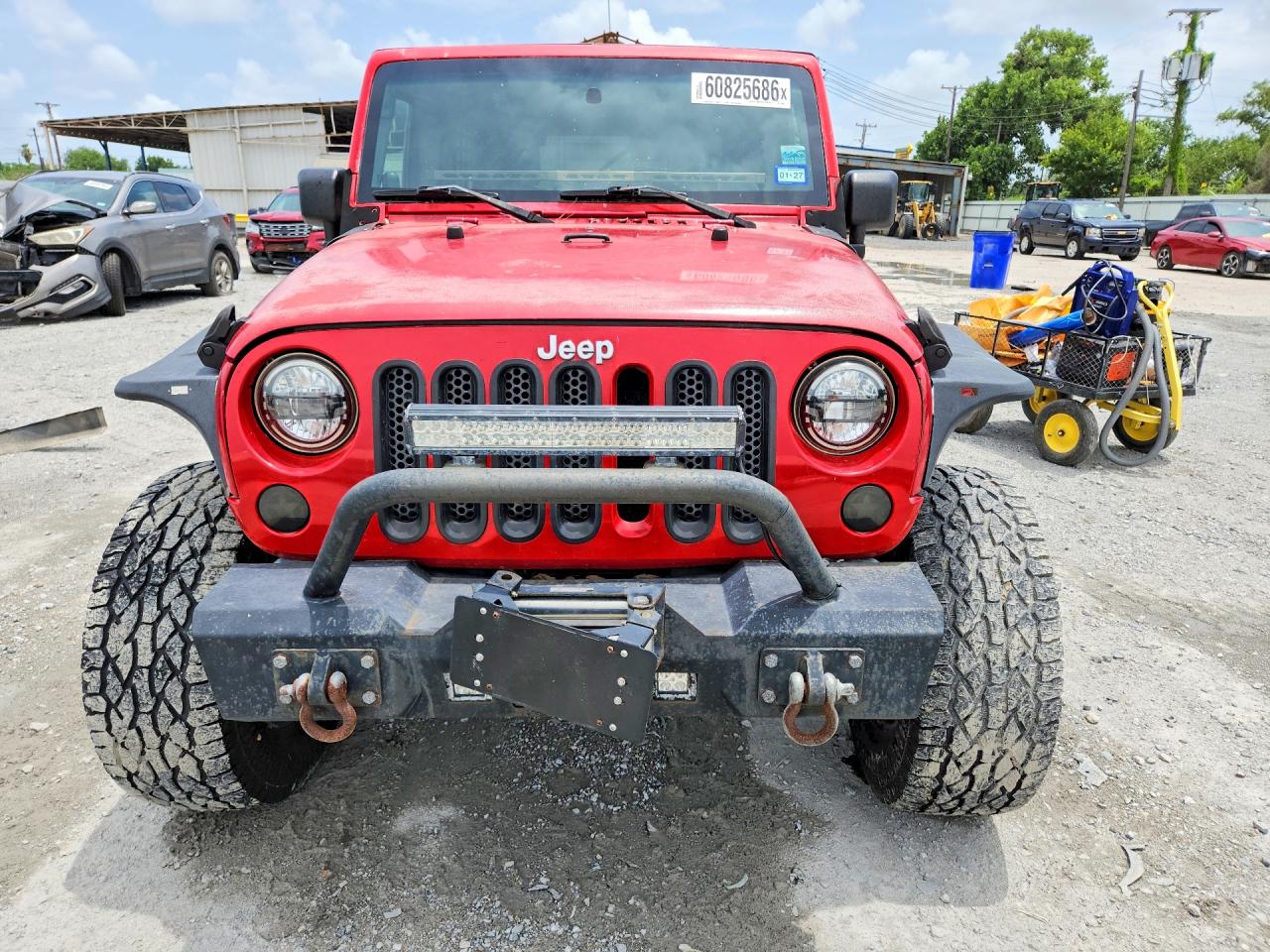 2010 Jeep Wrangler Unlimited Sport Red vin: 1J4BA3H10AL123991