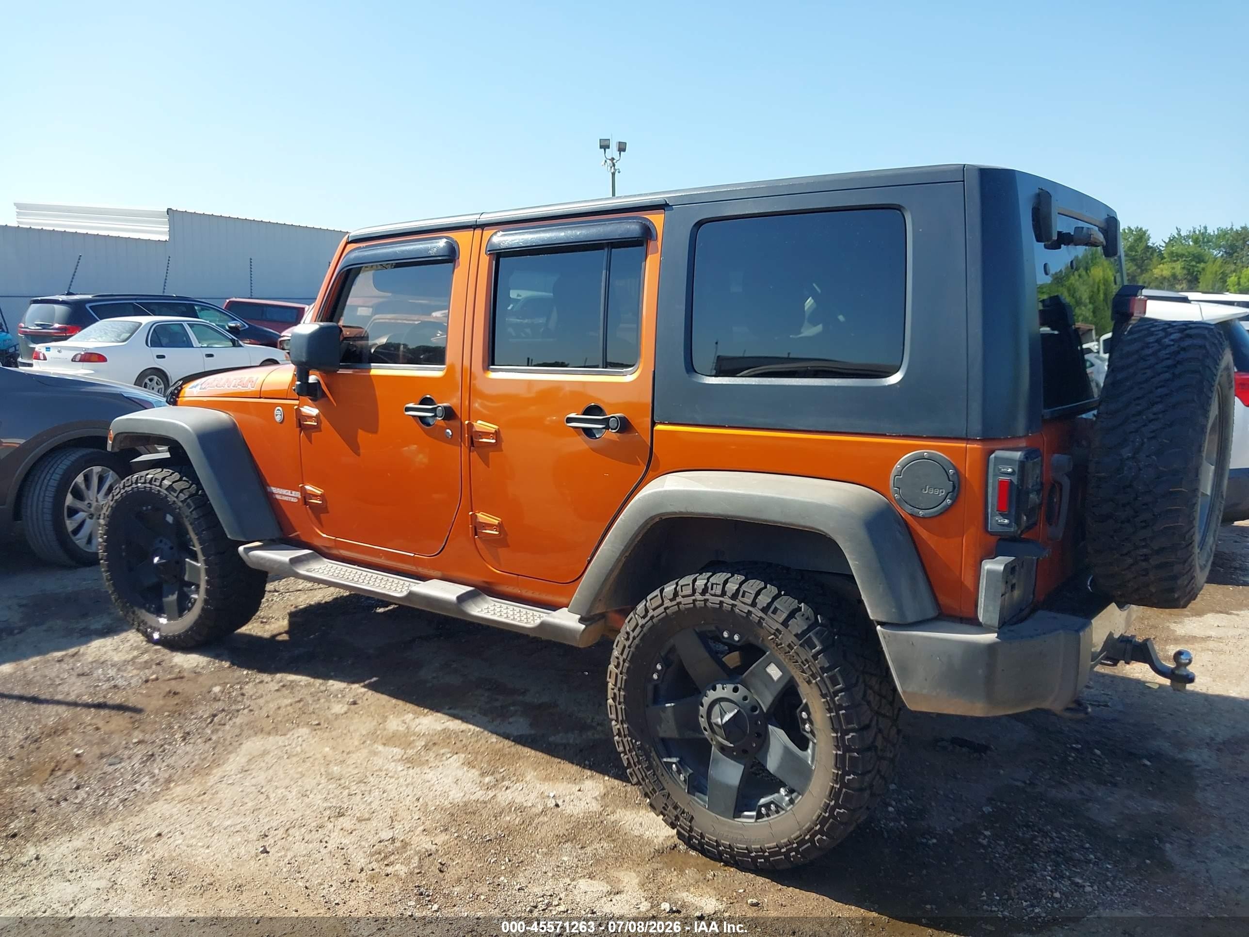 2010 Jeep Wrangler Unlimited Sport Orange vin: 1J4BA3H10AL206658