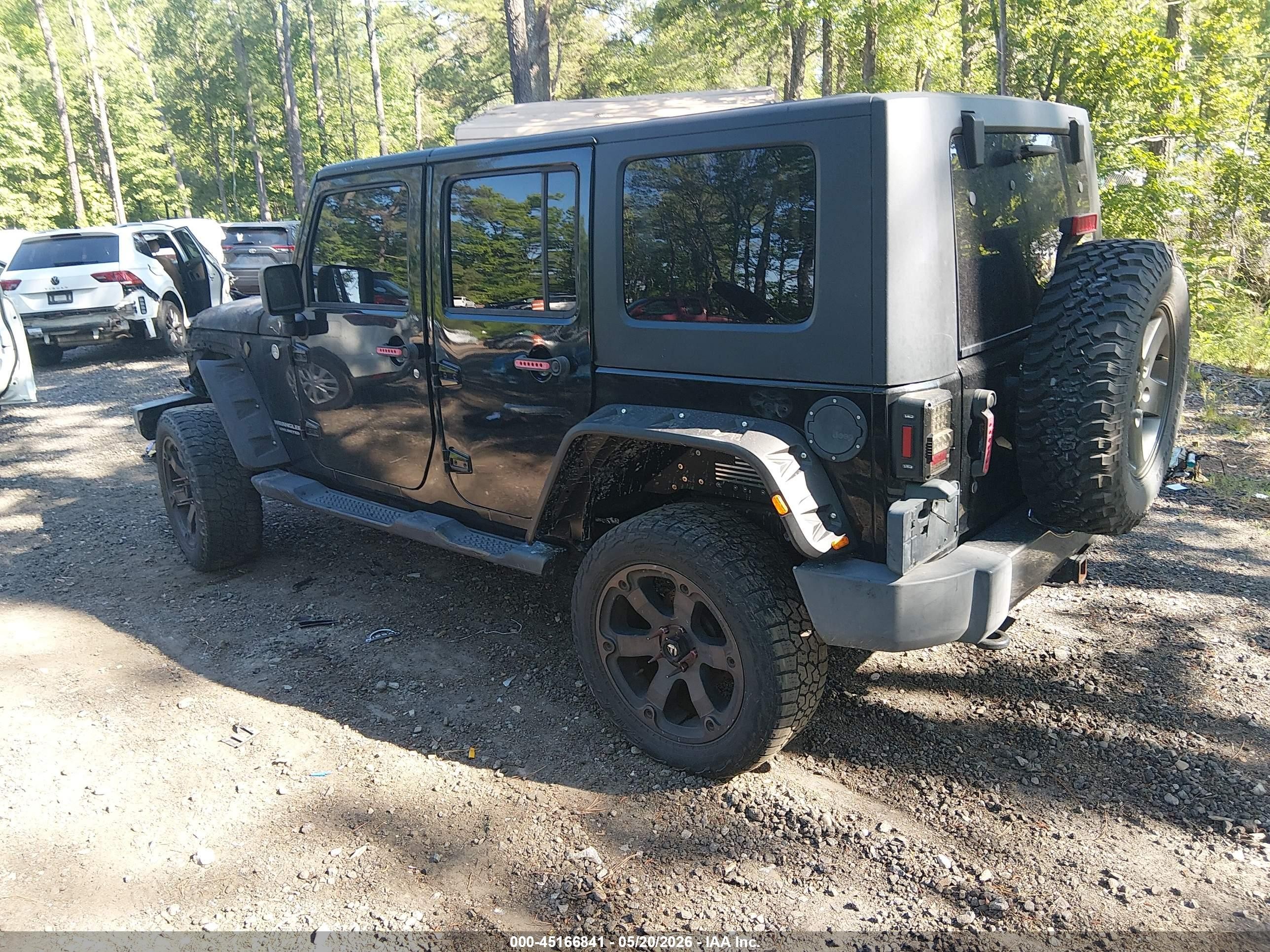 2010 Jeep Wrangler Unlimited Sport Black vin: 1J4BA3H10AL226120