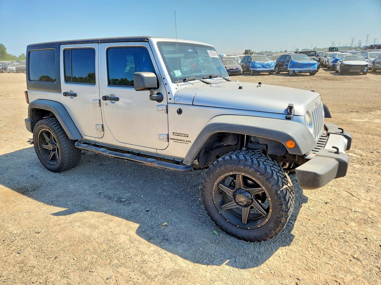 2011 Jeep Wrangler Unlimited Sport Серебряный vin: 1J4BA3H10BL575568