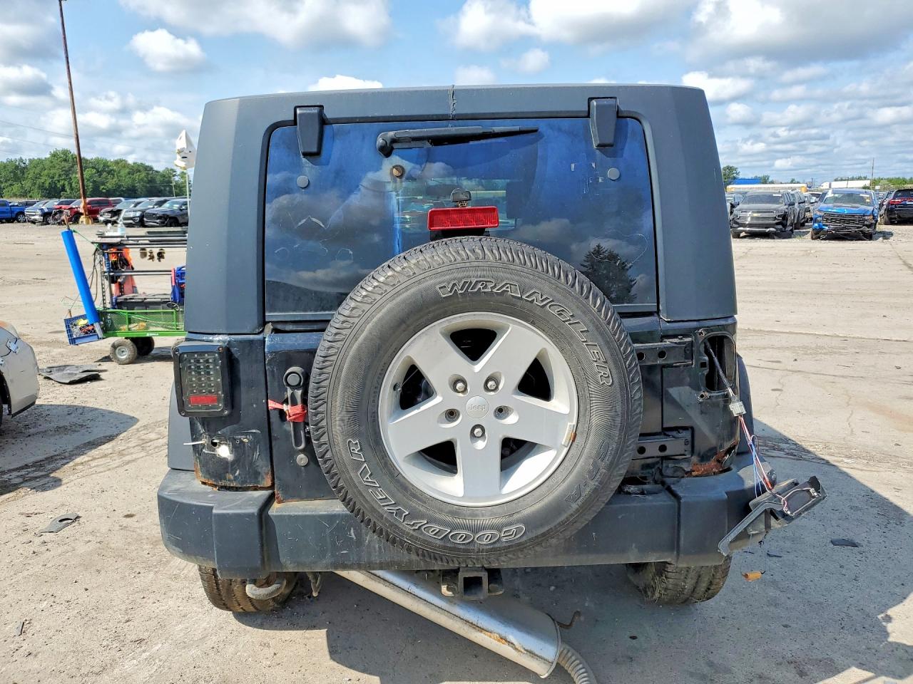 2010 Jeep Wrangler Unlimited Sport Черный vin: 1J4BA3H11AL117178