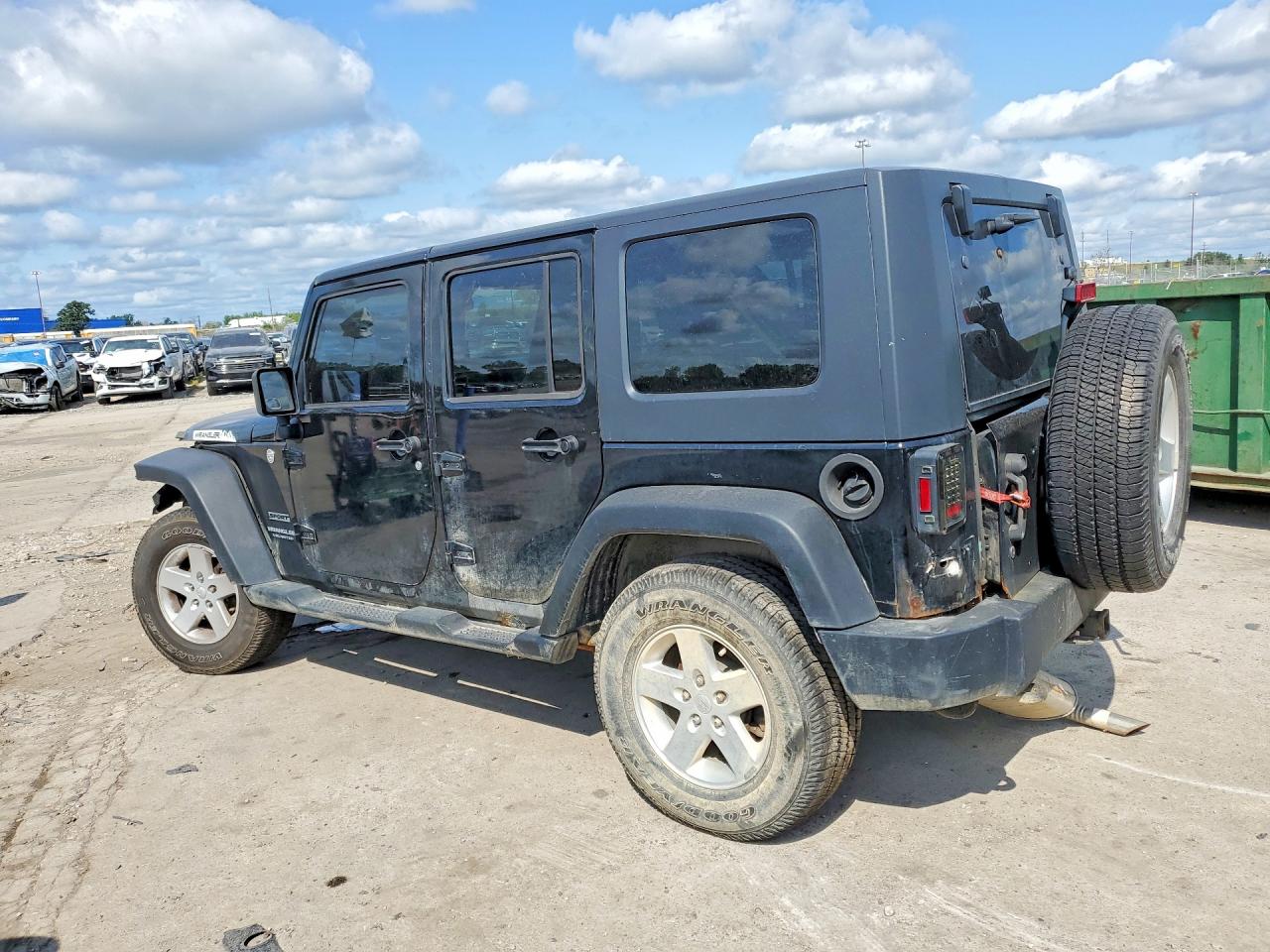 2010 Jeep Wrangler Unlimited Sport Черный vin: 1J4BA3H11AL117178
