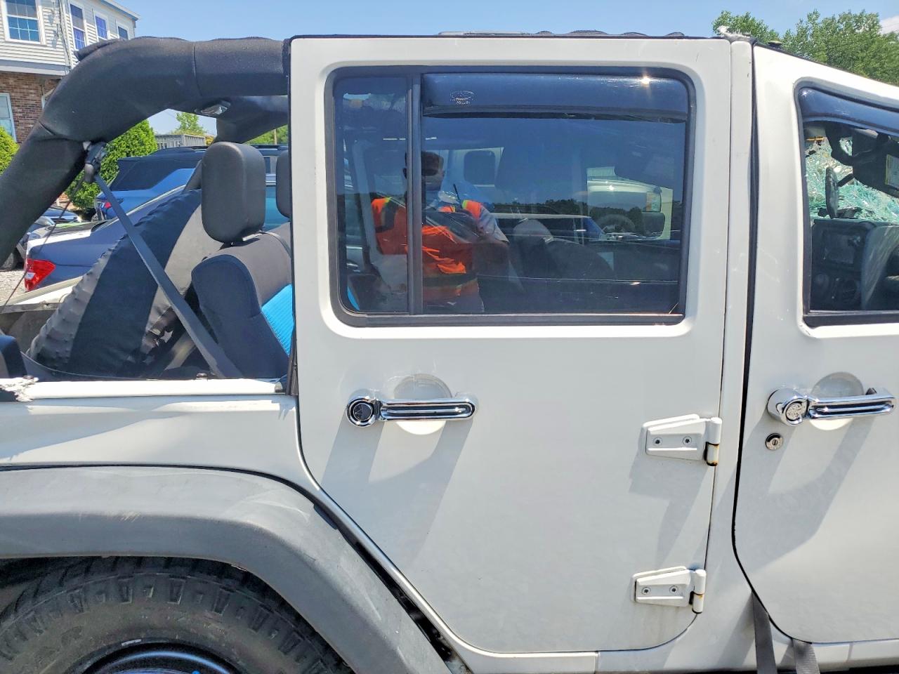 2010 Jeep Wrangler Unlimited Sport Белый vin: 1J4BA3H11AL159396