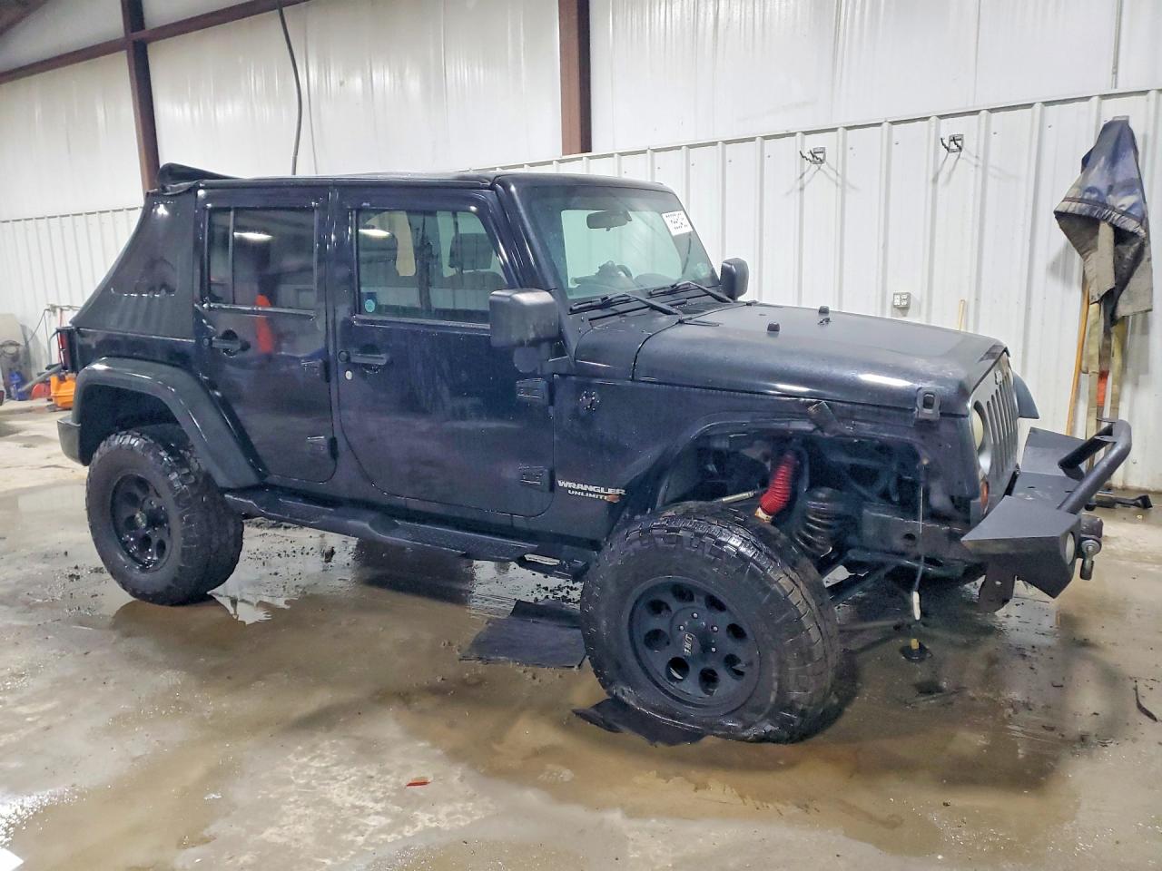2010 Jeep Wrangler Unlimited Sport Black vin: 1J4BA3H11AL189479