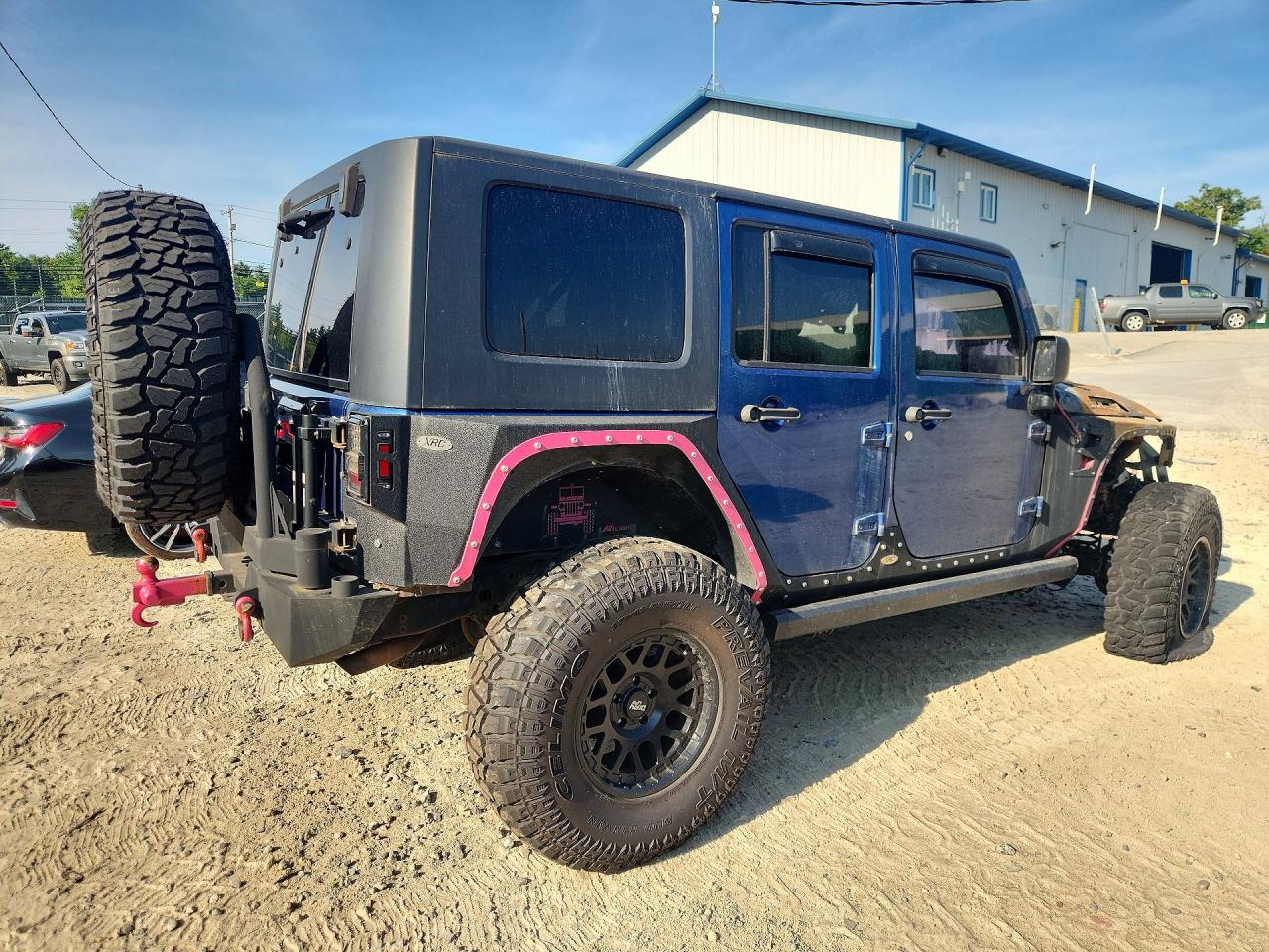 2010 Jeep Wrangler Unlimited Sport Синий vin: 1J4BA3H11AL226126