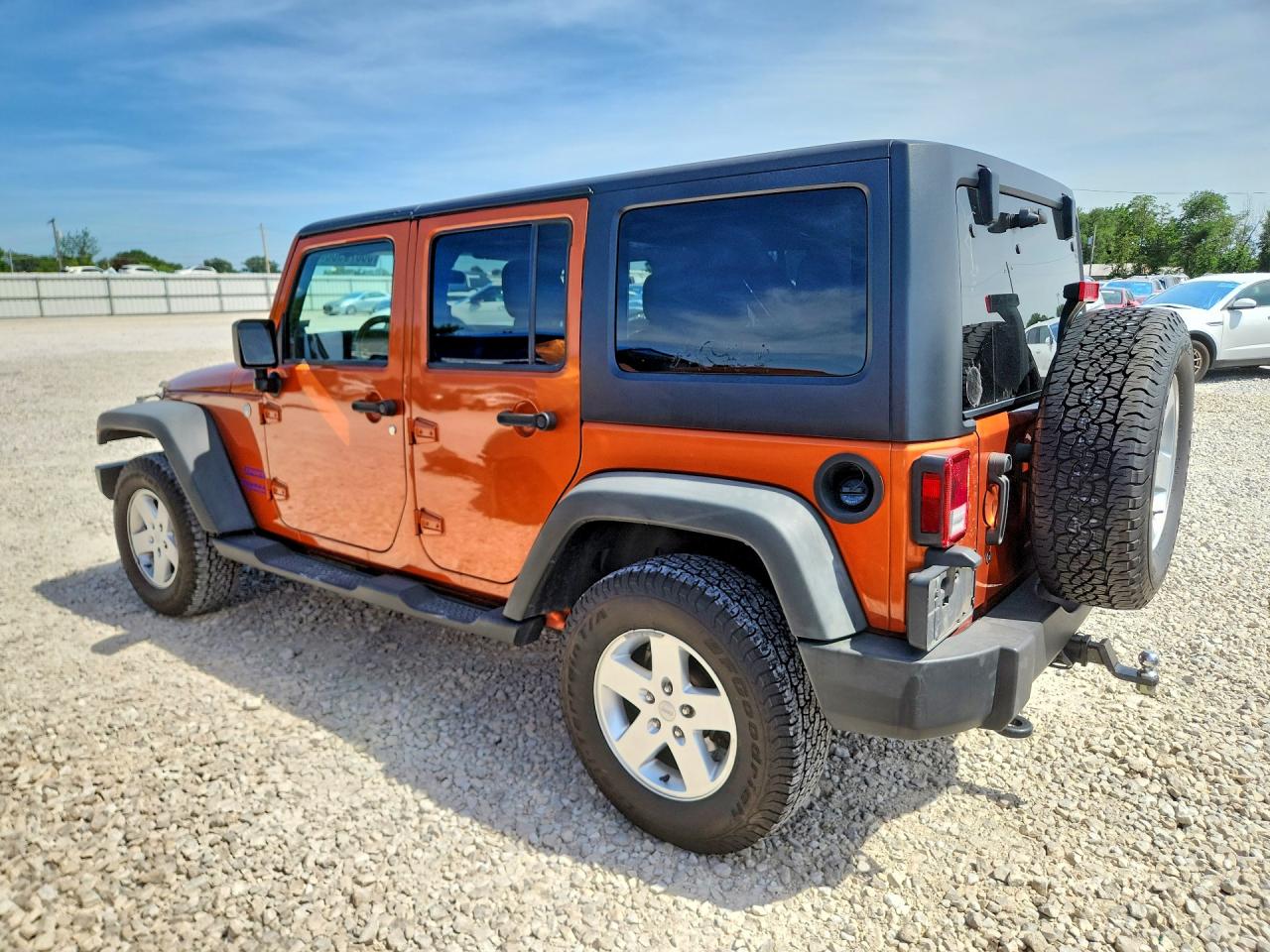 2011 Jeep Wrangler Unlimited Sport Orange vin: 1J4BA3H11BL504248
