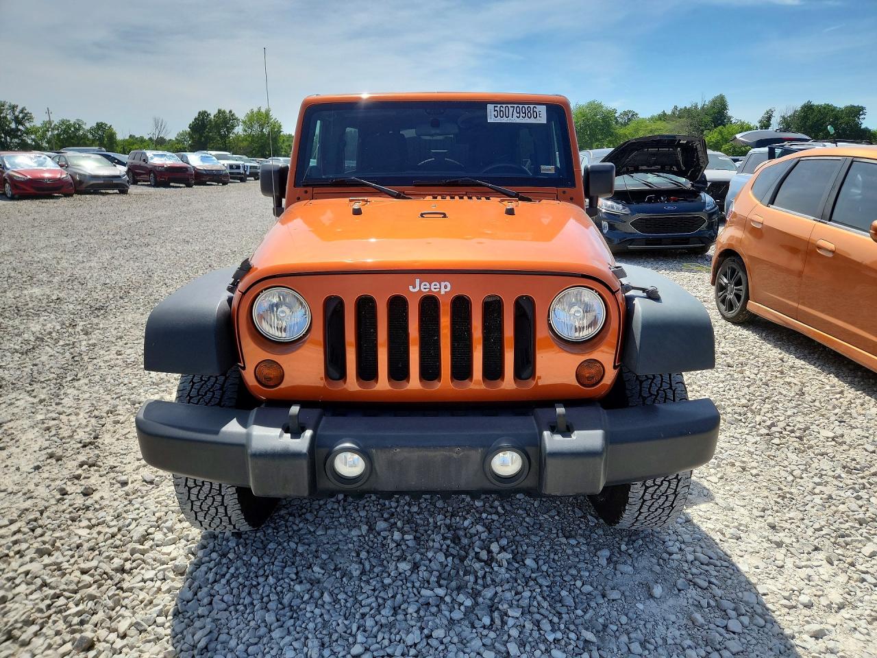 2011 Jeep Wrangler Unlimited Sport Orange vin: 1J4BA3H11BL504248