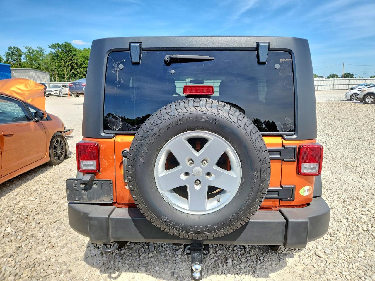 2011 Jeep Wrangler Unlimited Sport Orange vin: 1J4BA3H11BL504248