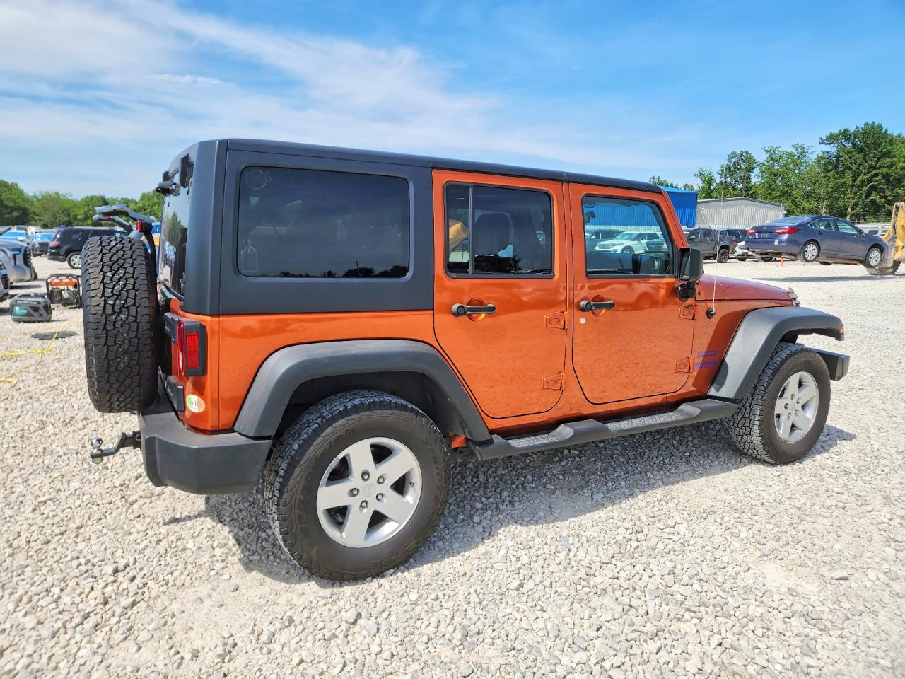 2011 Jeep Wrangler Unlimited Sport Orange vin: 1J4BA3H11BL504248