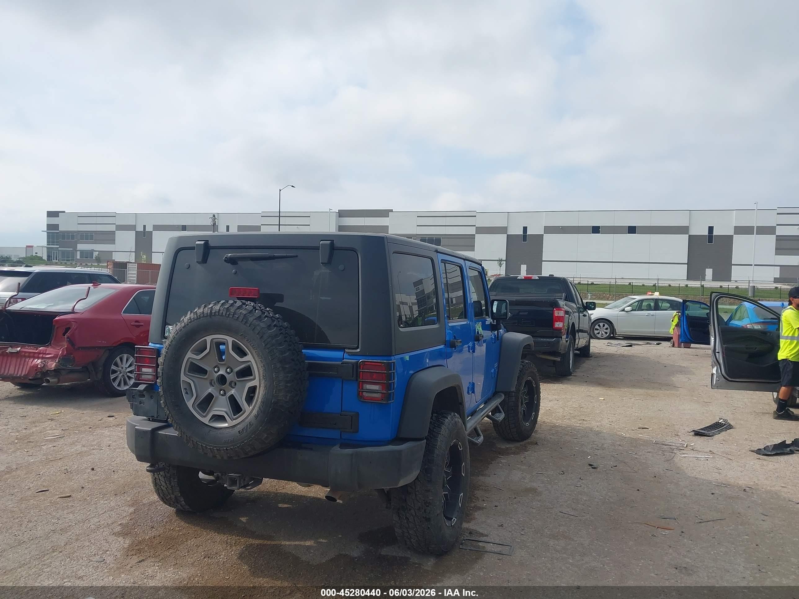 2011 Jeep Wrangler Unlimited Sport Blue vin: 1J4BA3H11BL600915