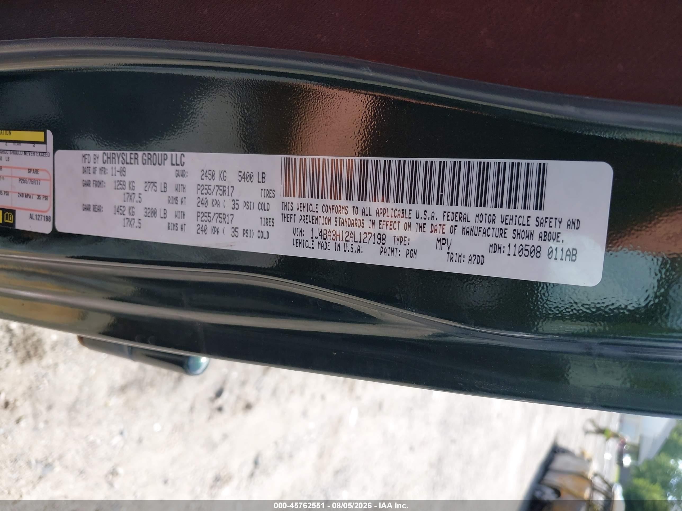 2010 Jeep Wrangler Unlimited Sport Green vin: 1J4BA3H12AL127198