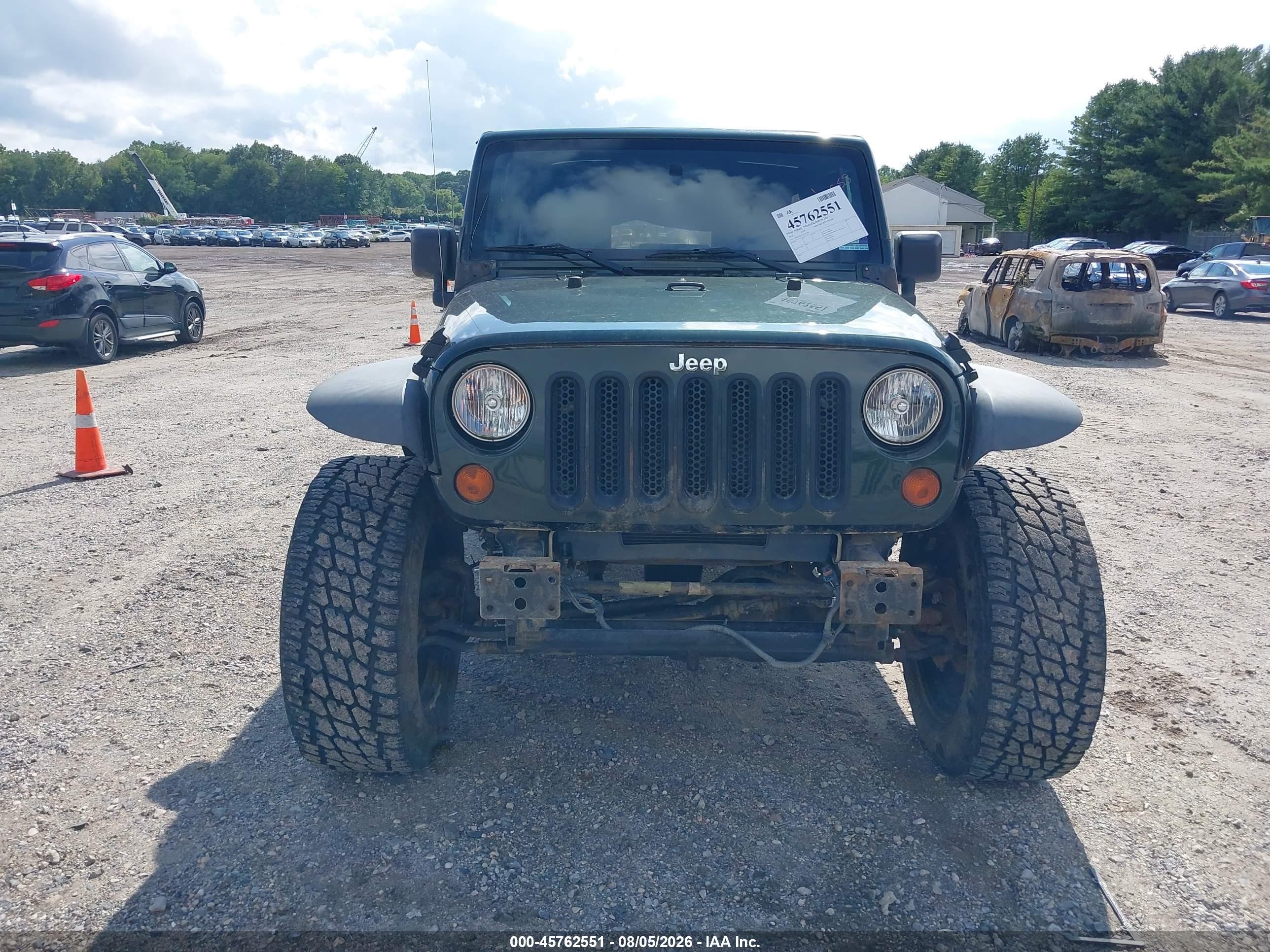 2010 Jeep Wrangler Unlimited Sport Green vin: 1J4BA3H12AL127198