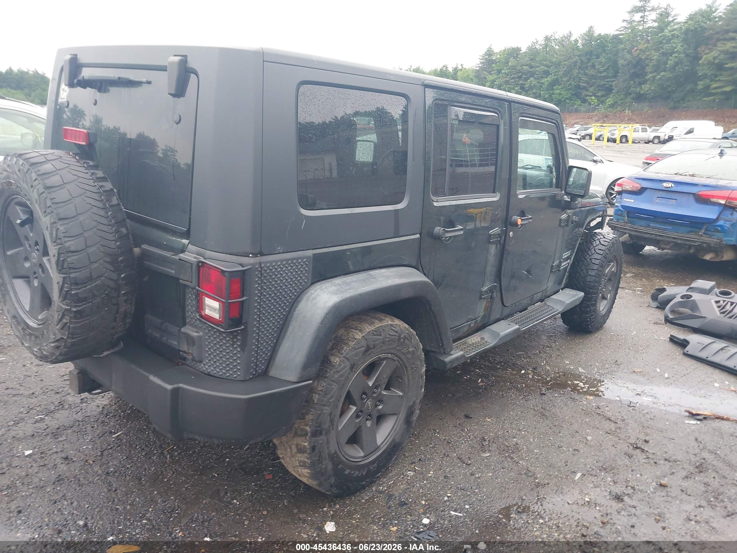 2010 Jeep Wrangler Unlimited Sport Green vin: 1J4BA3H12AL127542
