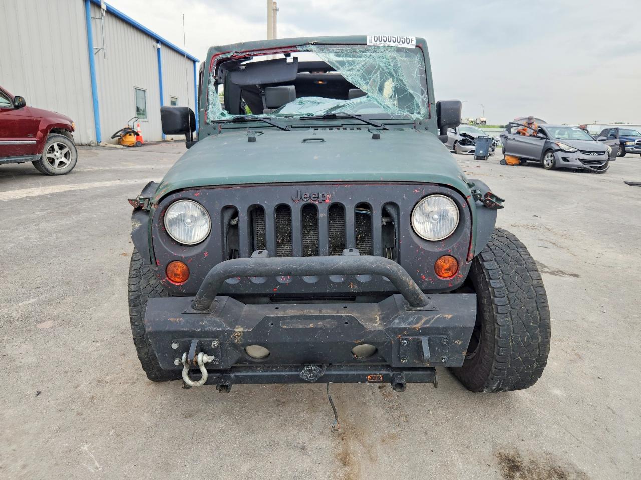 2010 Jeep Wrangler Unlimited Sport Green vin: 1J4BA3H12AL152456