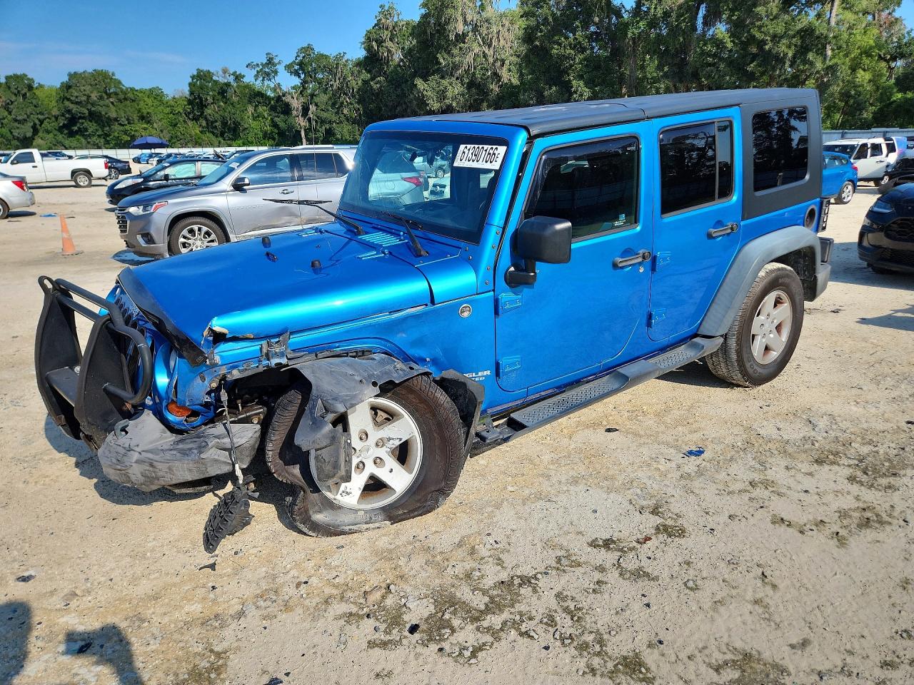 2010 Jeep Wrangler Unlimited Sport Blue vin: 1J4BA3H12AL160024