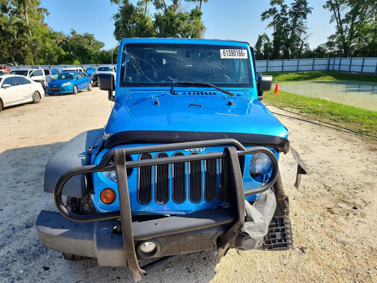 2010 Jeep Wrangler Unlimited Sport Blue vin: 1J4BA3H12AL160024