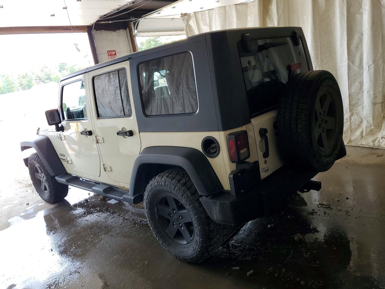 2010 Jeep Wrangler Unlimited Sport White vin: 1J4BA3H12AL170567