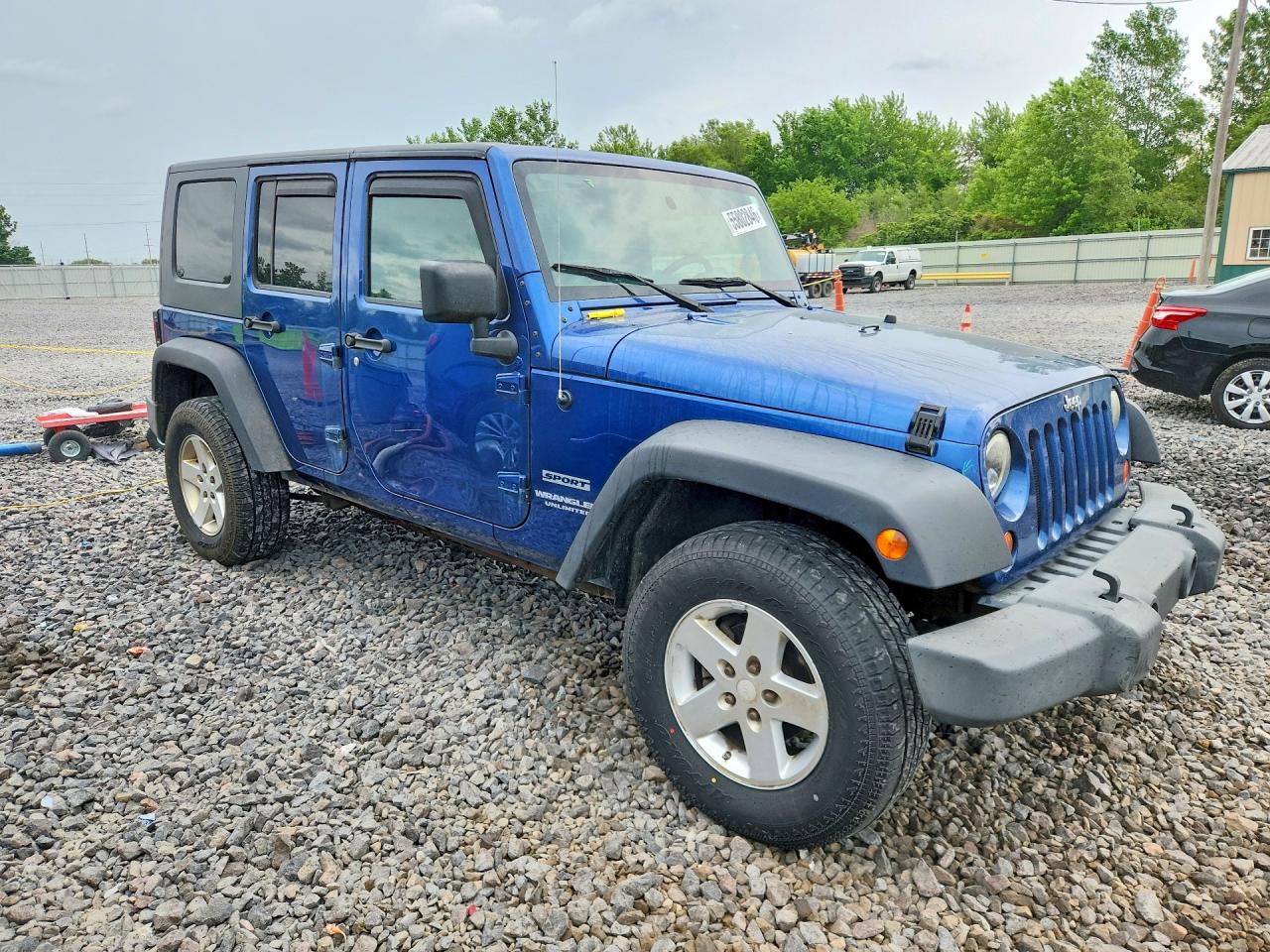 2010 Jeep Wrangler Unlimited Sport Blue vin: 1J4BA3H13AL100351