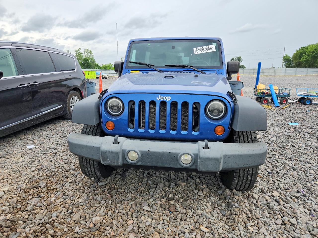 2010 Jeep Wrangler Unlimited Sport Blue vin: 1J4BA3H13AL100351
