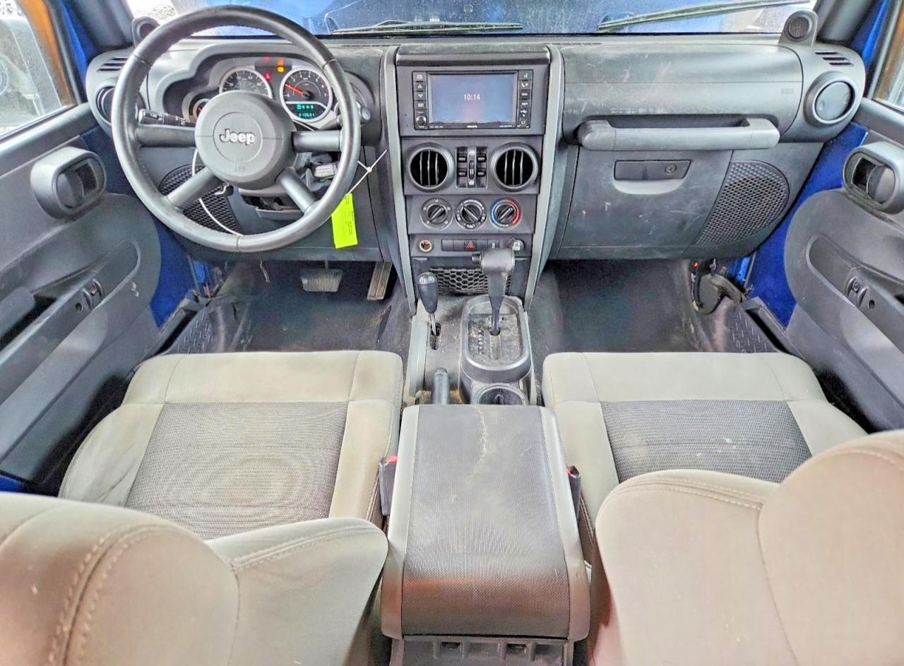 2010 Jeep Wrangler Unlimited Sport Blue vin: 1J4BA3H13AL100351