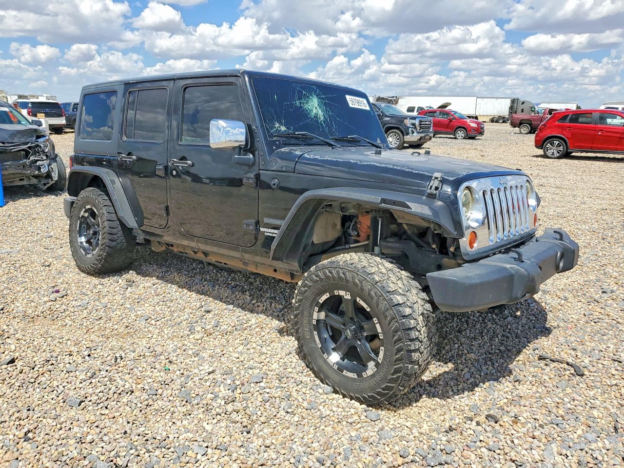 2011 Jeep Wrangler Unlimited Sport Black vin: 1J4BA3H13BL548591