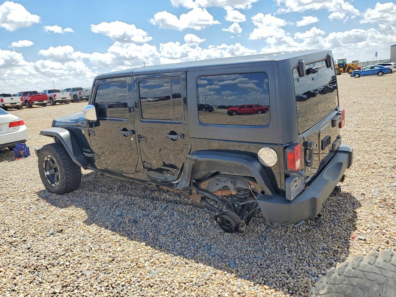 2011 Jeep Wrangler Unlimited Sport Black vin: 1J4BA3H13BL548591