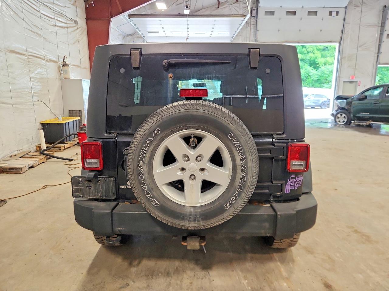 2011 Jeep Wrangler Unlimited Sport Black vin: 1J4BA3H13BL575497