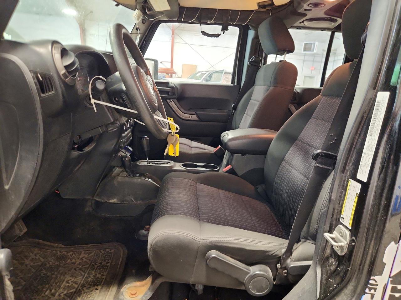 2011 Jeep Wrangler Unlimited Sport Black vin: 1J4BA3H13BL575497