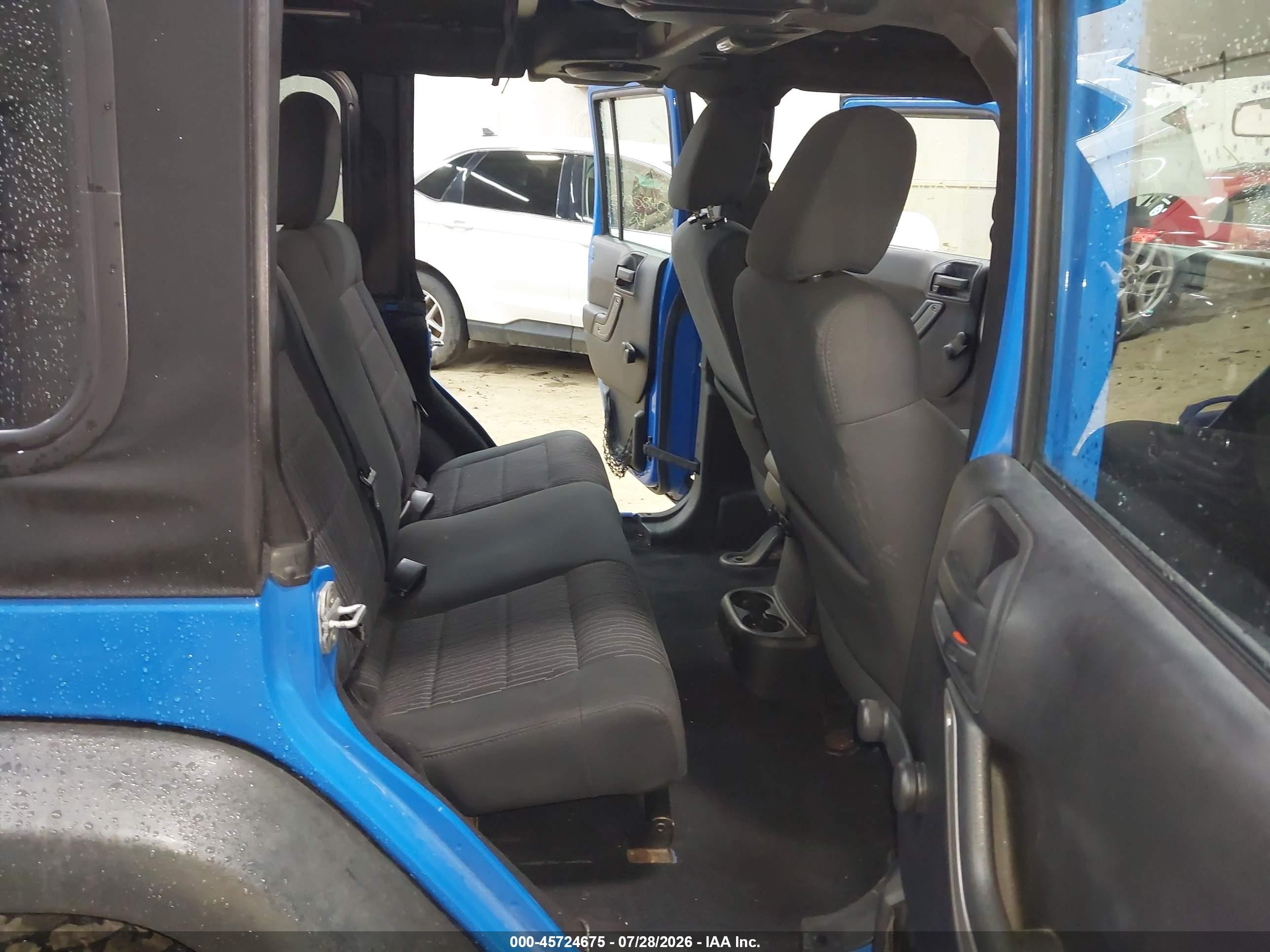 2011 Jeep Wrangler Unlimited Sport Blue vin: 1J4BA3H13BL620163