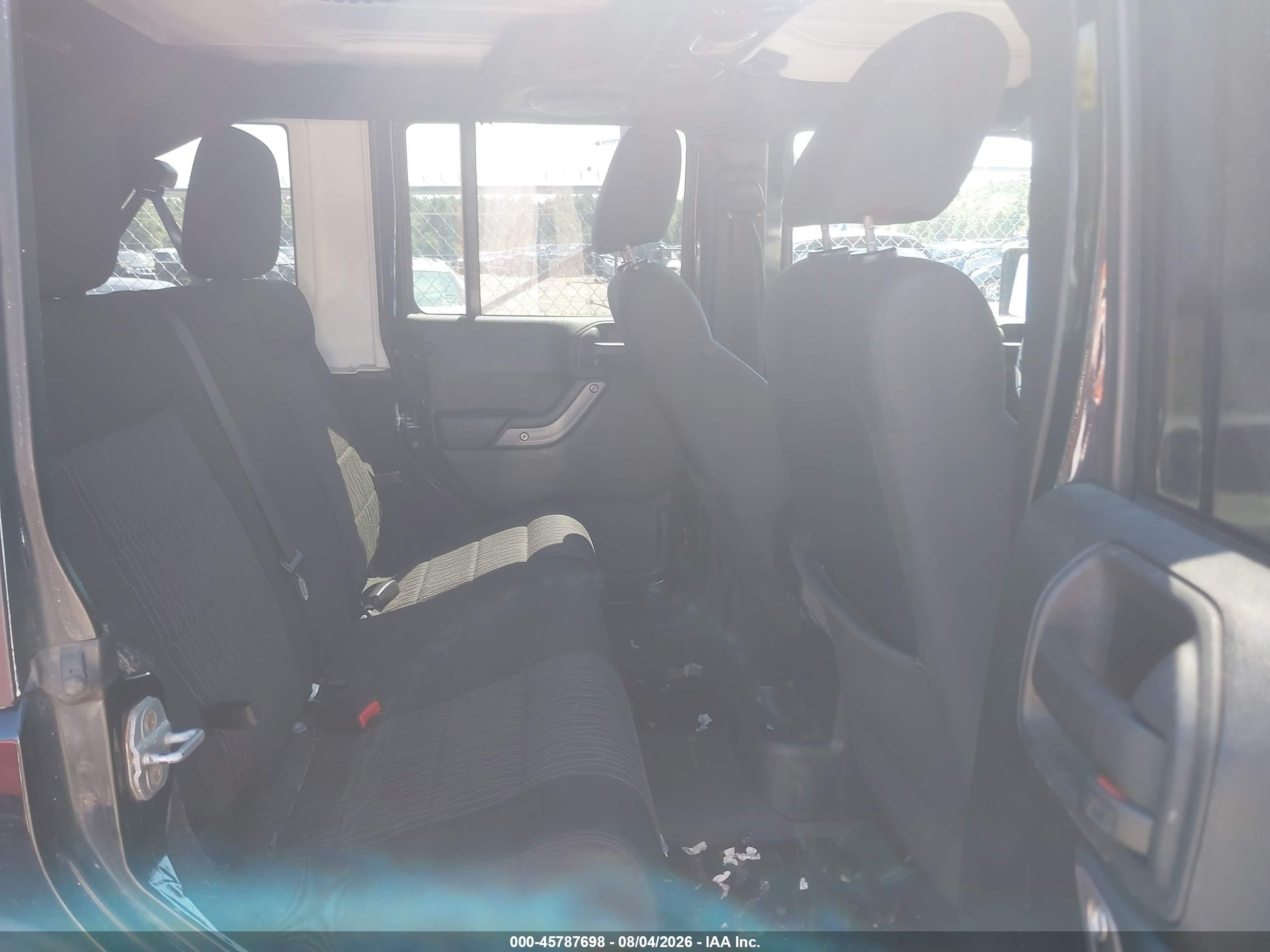 2011 Jeep Wrangler Unlimited Sport Black vin: 1J4BA3H13BL625265