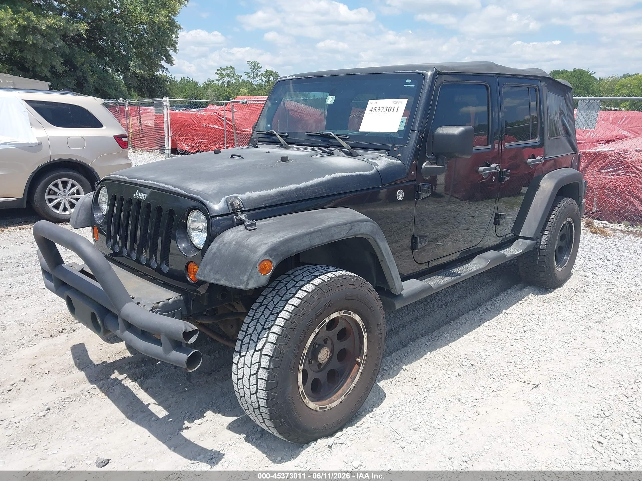 2010 Jeep Wrangler Unlimited Sport Черный vin: 1J4BA3H14AL127011
