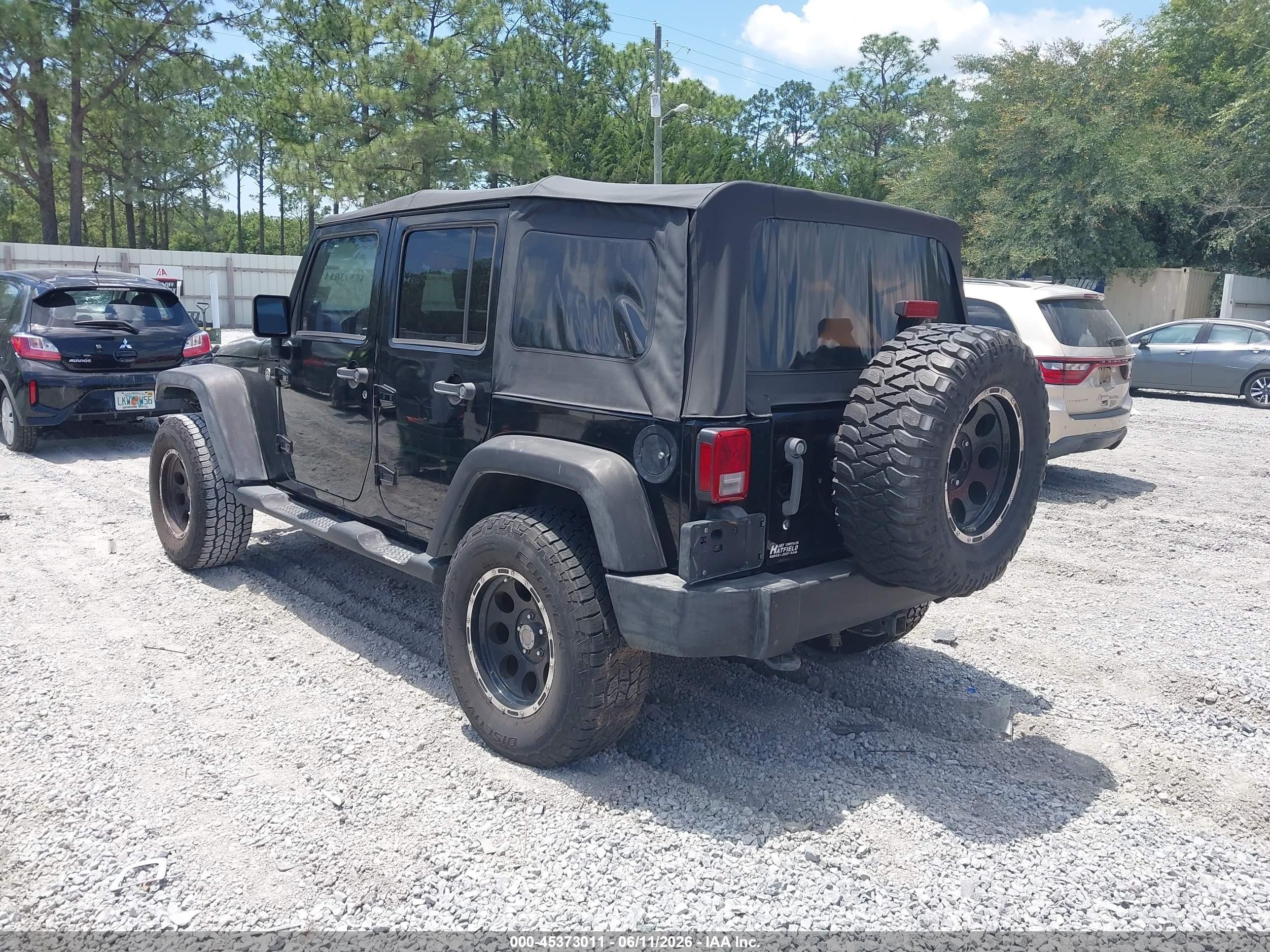 2010 Jeep Wrangler Unlimited Sport Черный vin: 1J4BA3H14AL127011