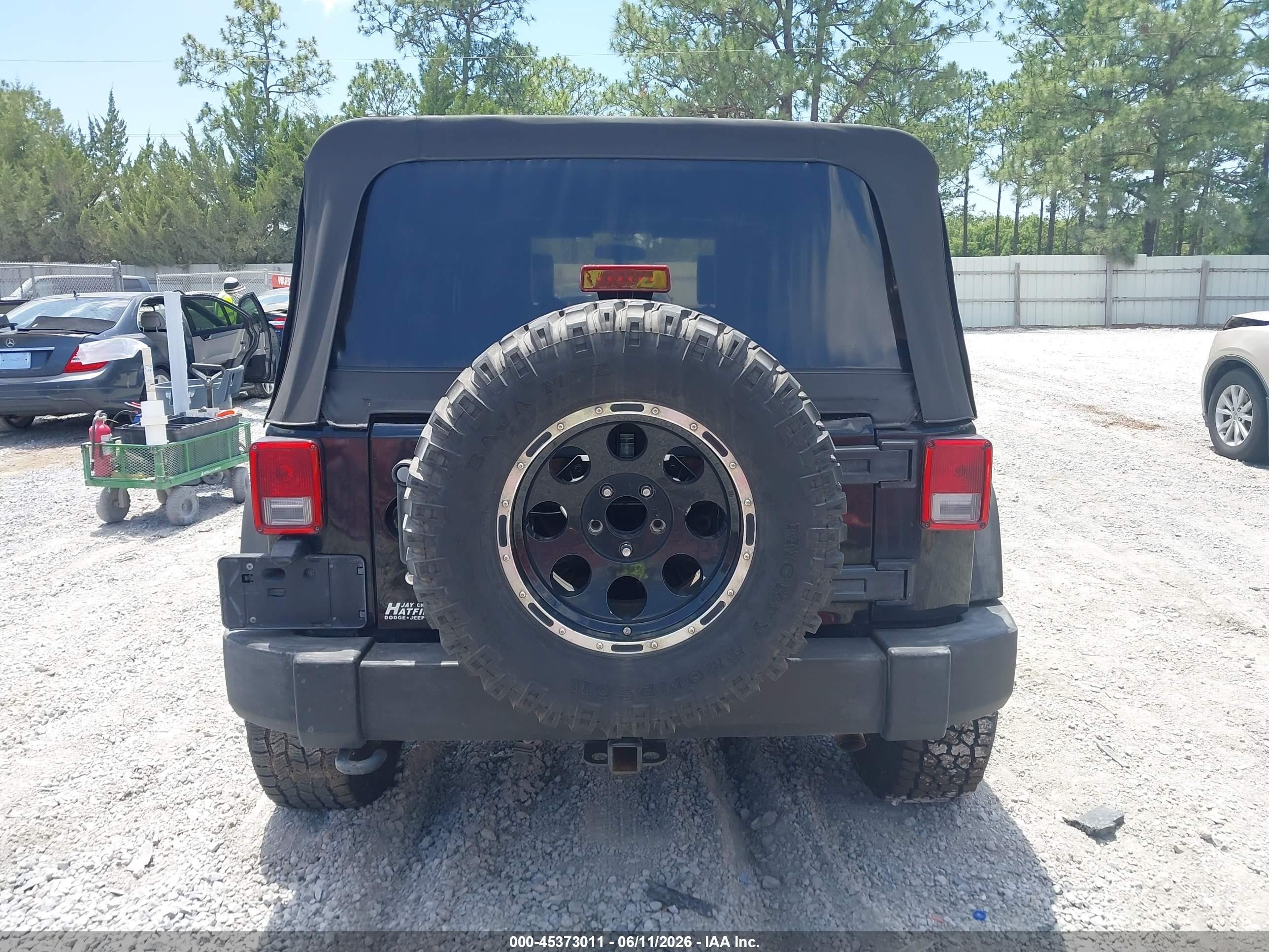 2010 Jeep Wrangler Unlimited Sport Черный vin: 1J4BA3H14AL127011