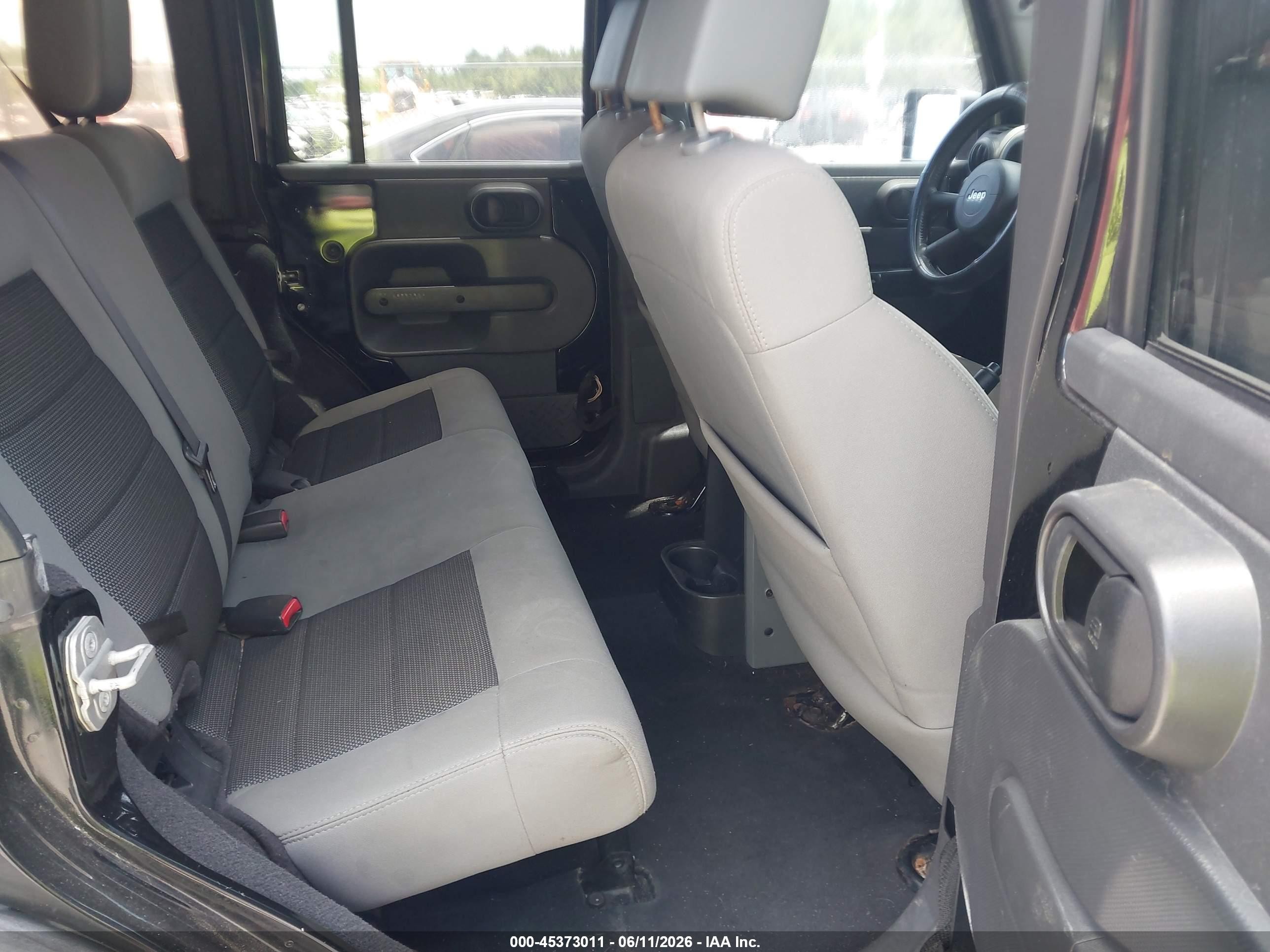 2010 Jeep Wrangler Unlimited Sport Черный vin: 1J4BA3H14AL127011