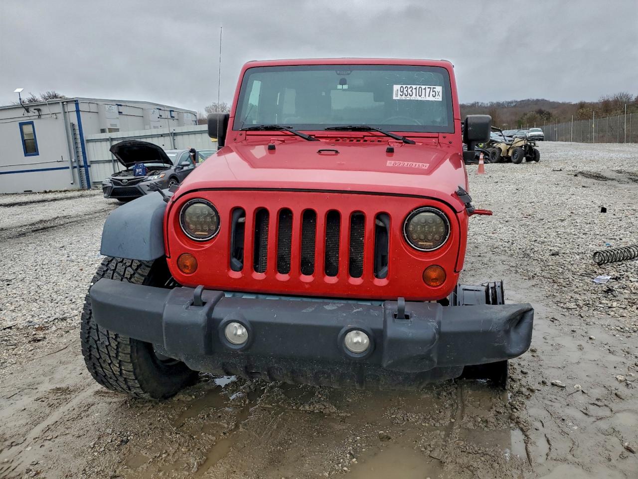 2010 Jeep Wrangler Unlimited Sport Red vin: 1J4BA3H14AL143483