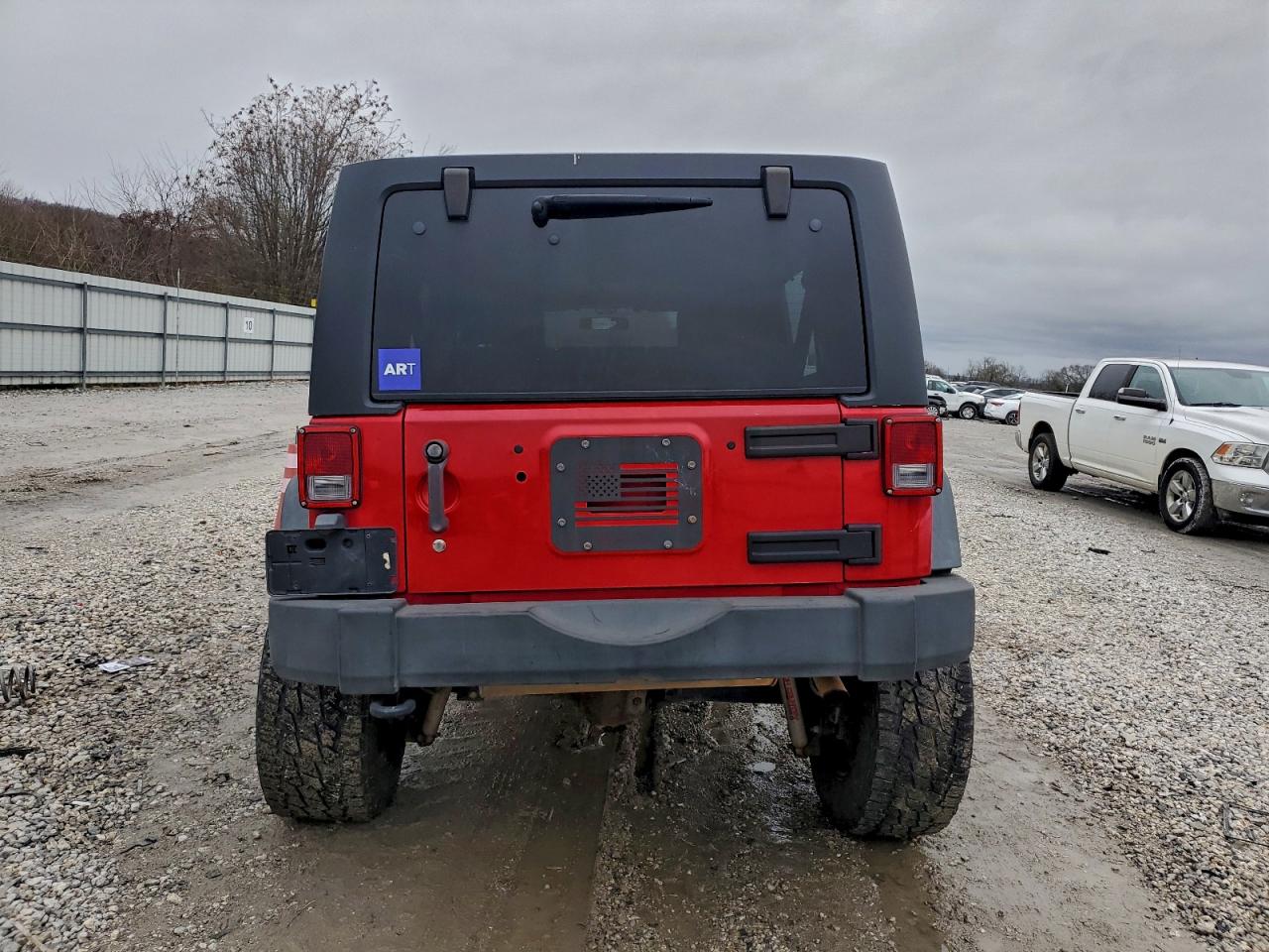 2010 Jeep Wrangler Unlimited Sport Red vin: 1J4BA3H14AL143483