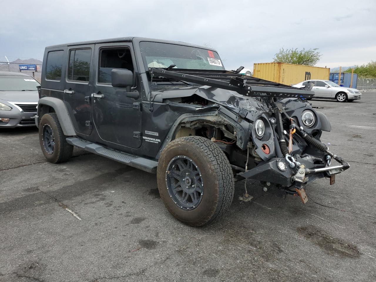 2010 Jeep Wrangler Unlimited Sport Черный vin: 1J4BA3H14AL151003