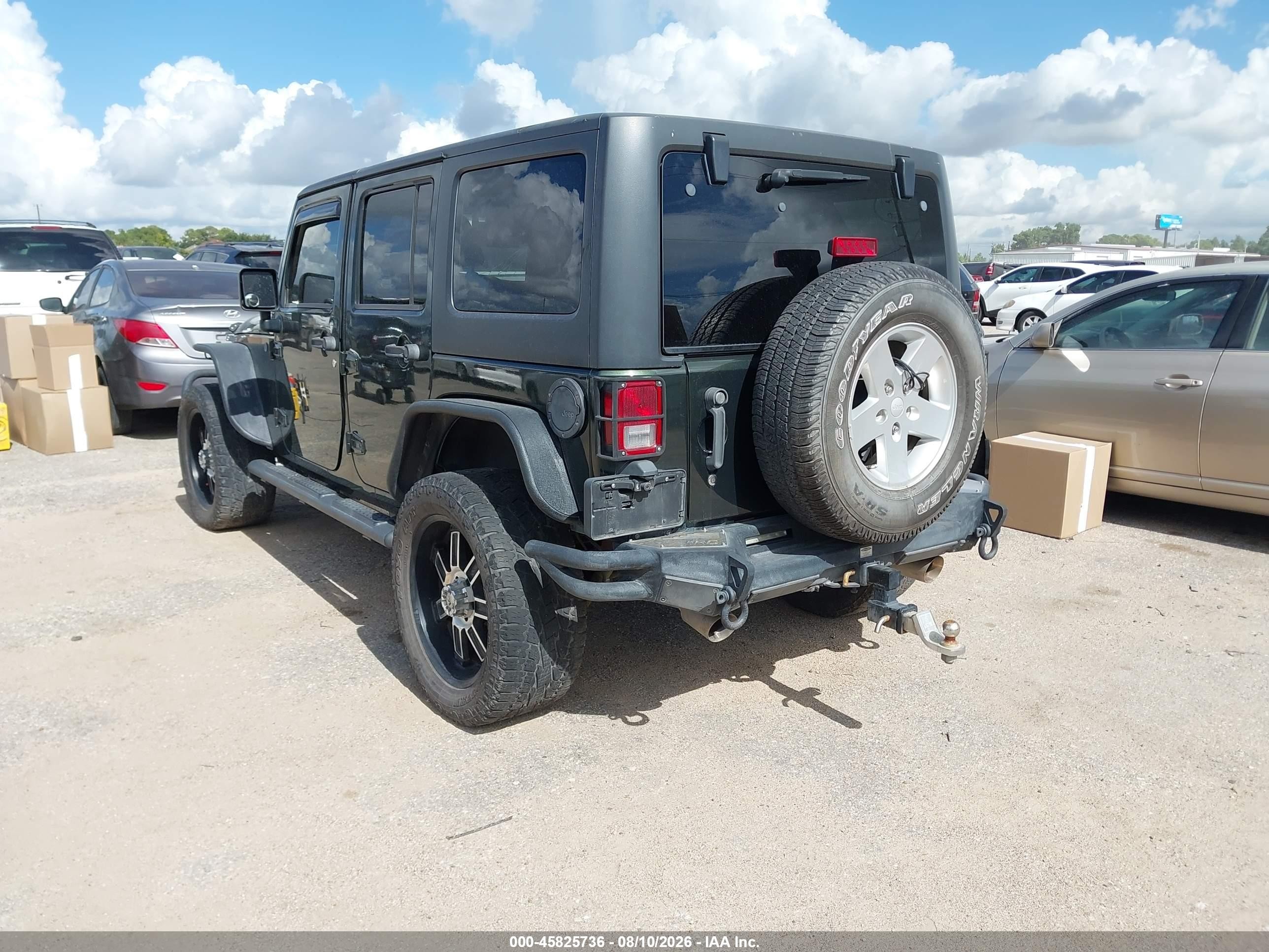 2011 Jeep Wrangler Unlimited Sport Green vin: 1J4BA3H14BL510044